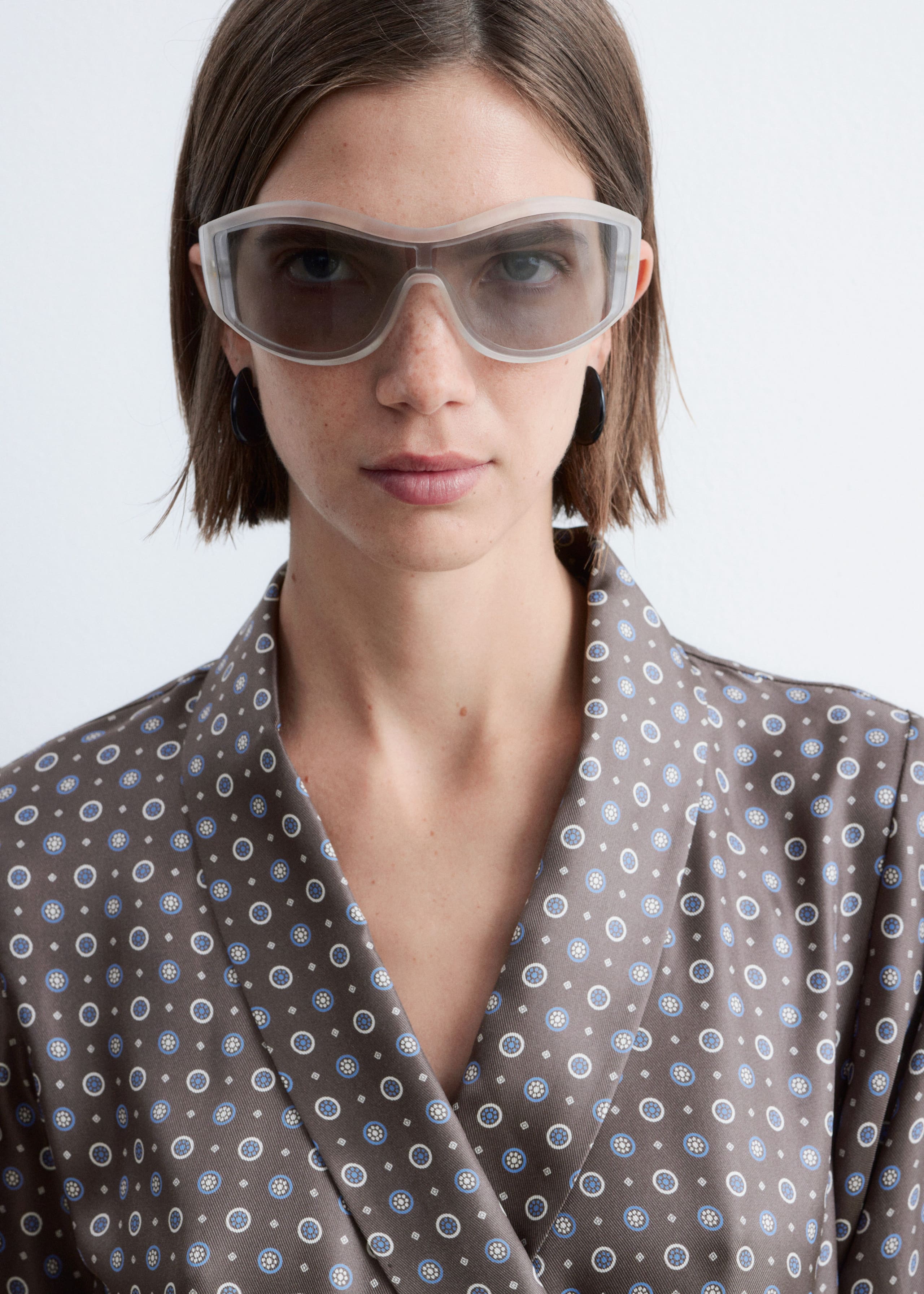 Image of Mini-Wickelkleid aus Seide