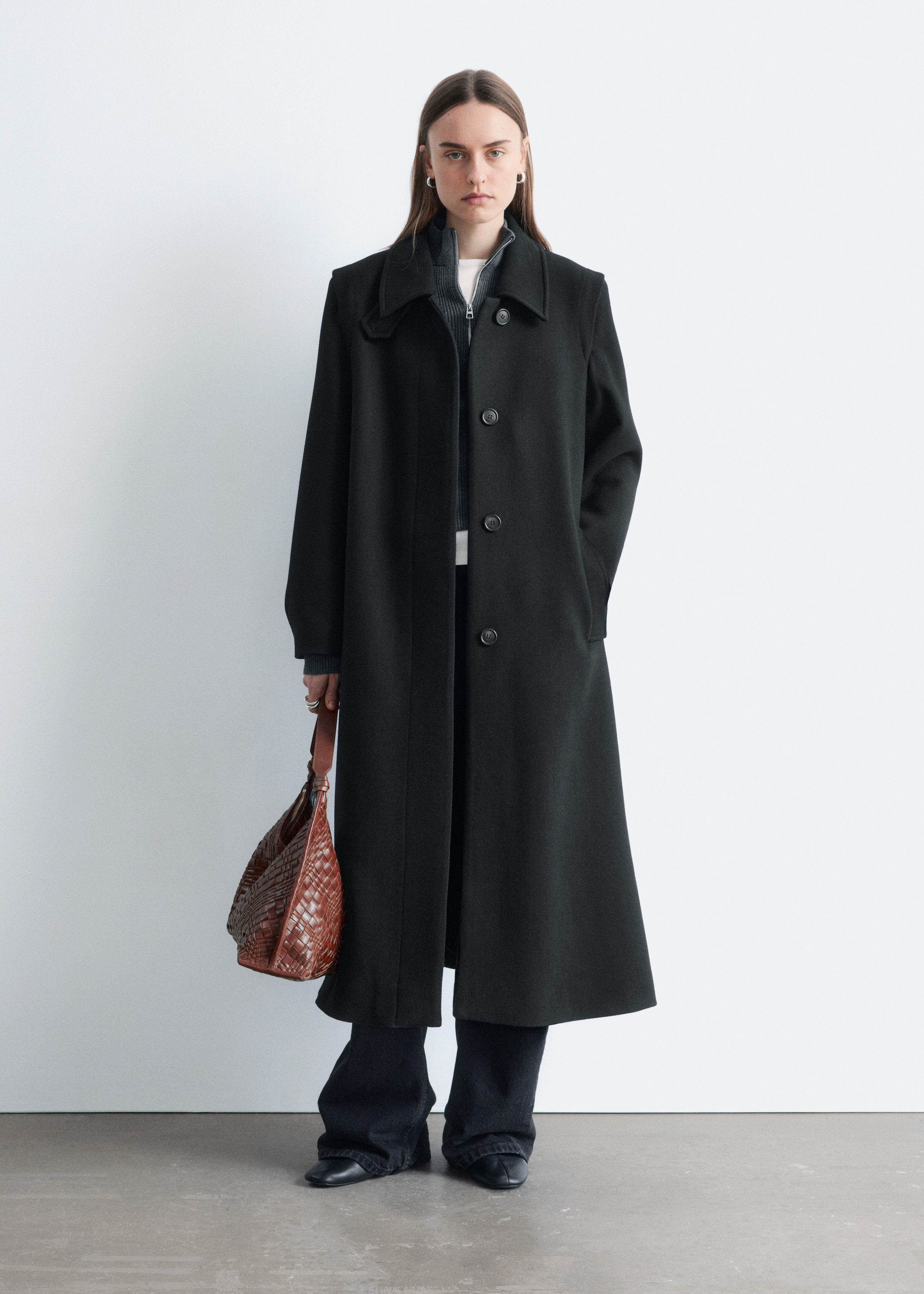 Wool Maxi Coat - Black - Coats - & Other Stories US