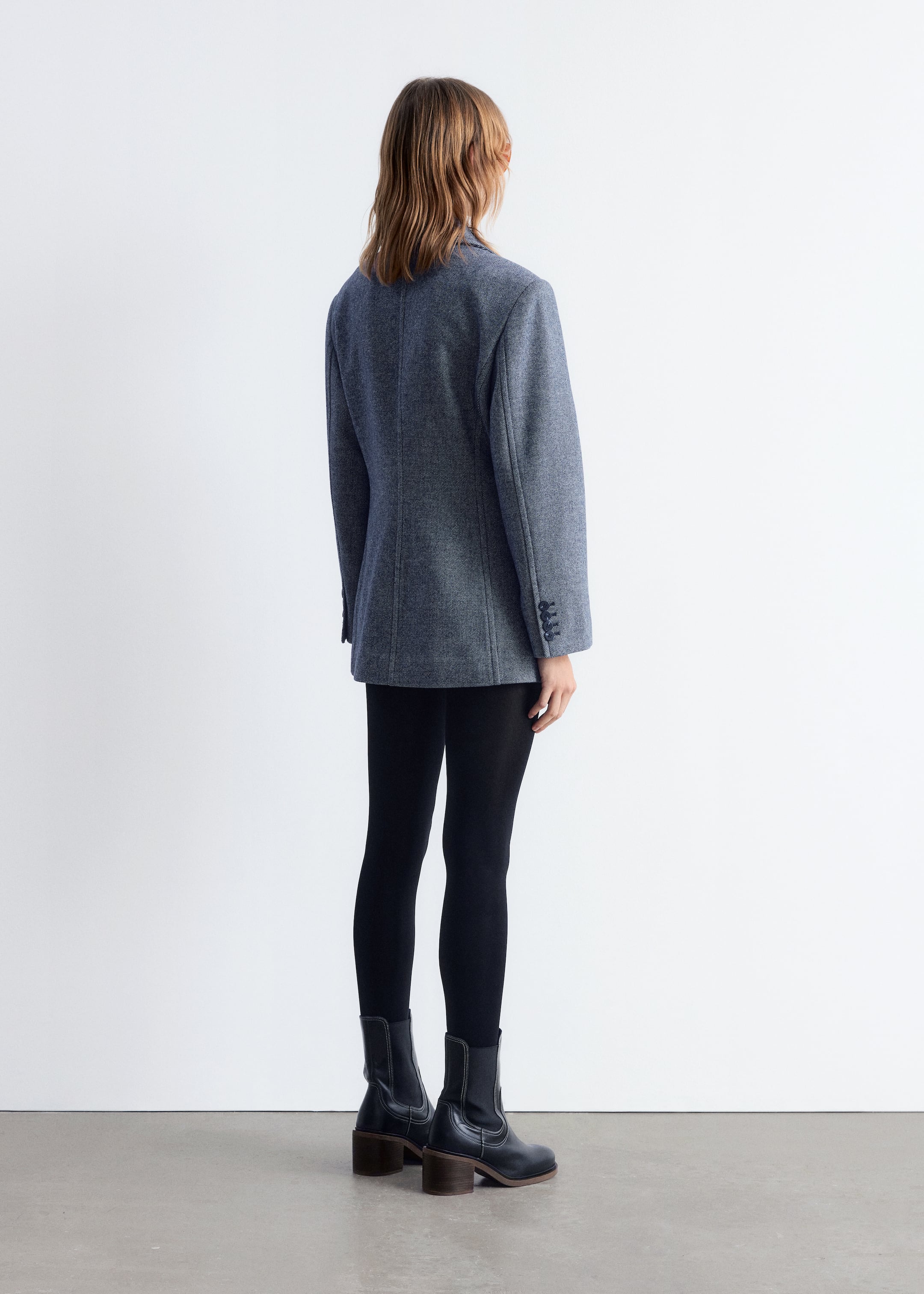 Nagyobb kép megtekintése: karcsúsított válltöméses blézer - Dusty Blue - NŐI | H&M HU 5