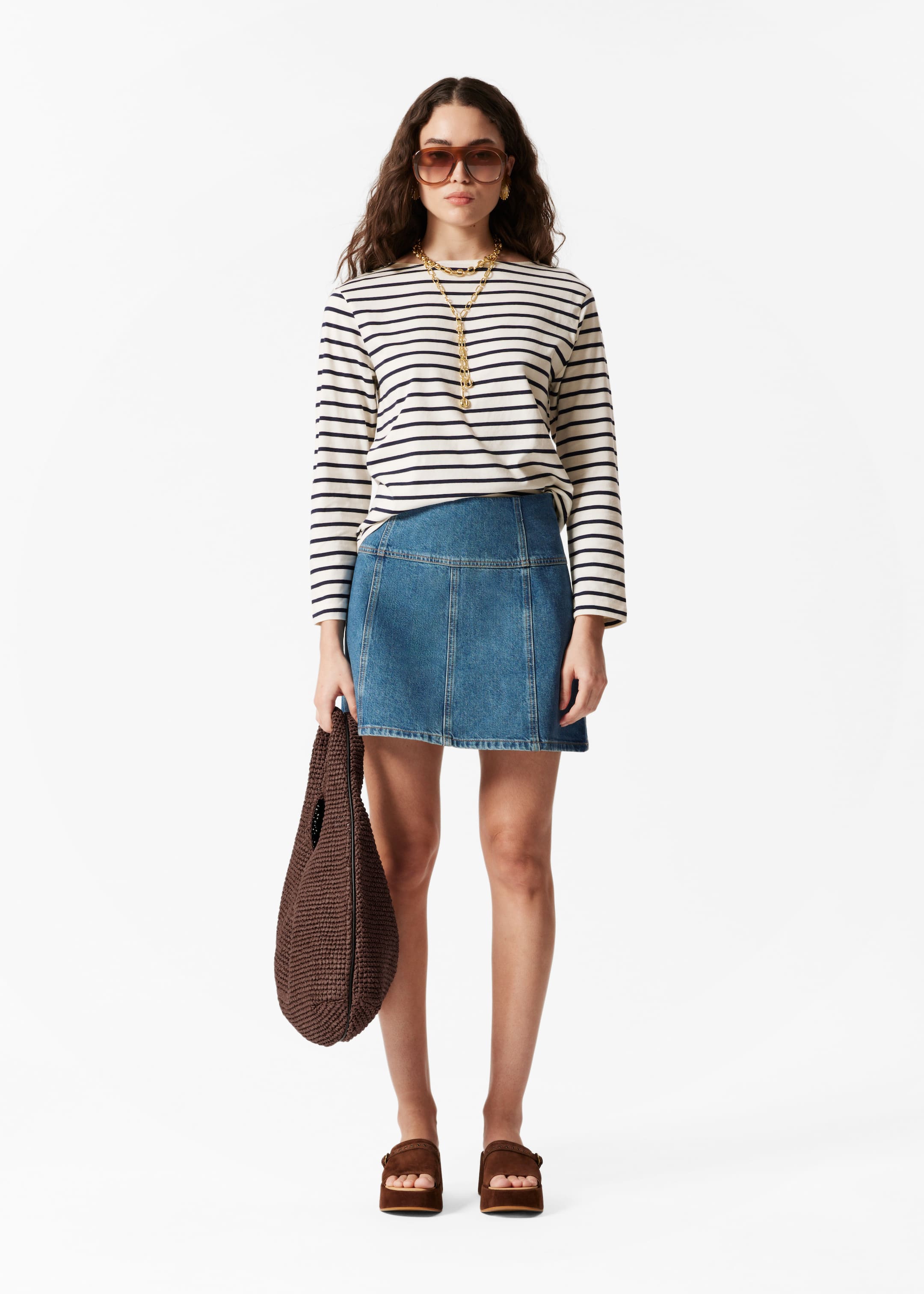 Grotere afbeelding bekijken: Breton Stripe Top - Navy Stripes - DAMES | H&M BE 2