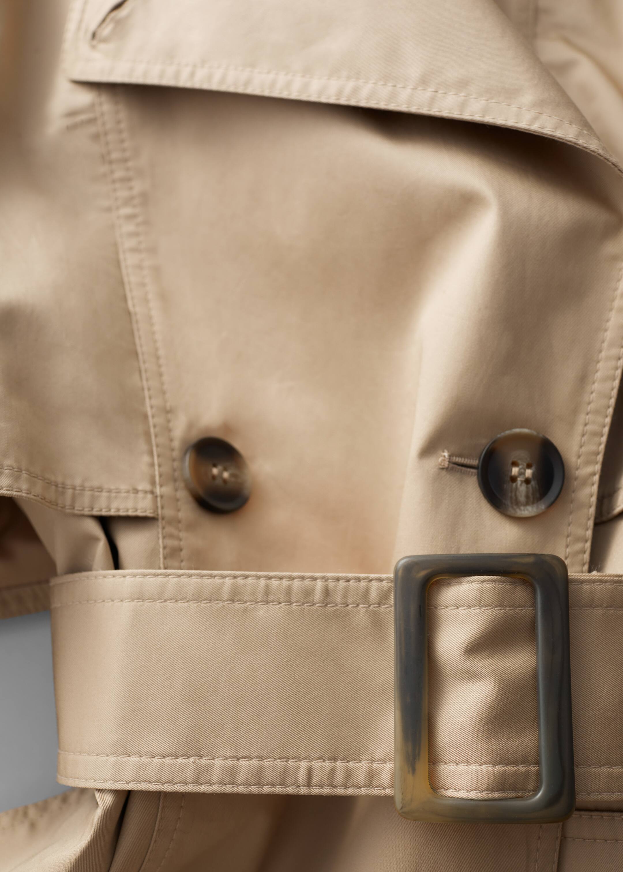 Ingrandisci l'immagine: Buckle-Belt Trench Coat - Beige - DONNA | H&M CH 4