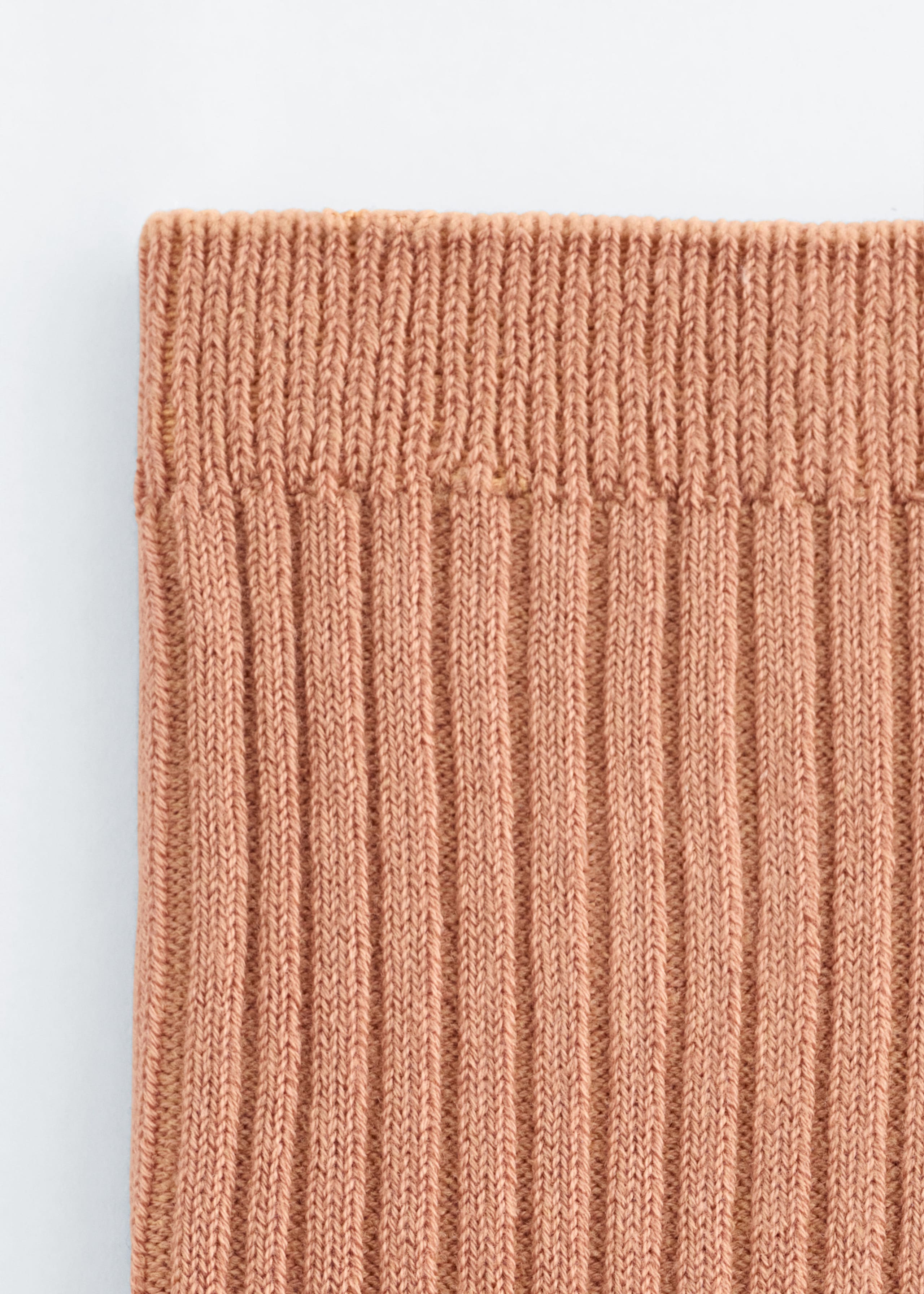 Image of Skarpetki z prążkowanej dzianiny