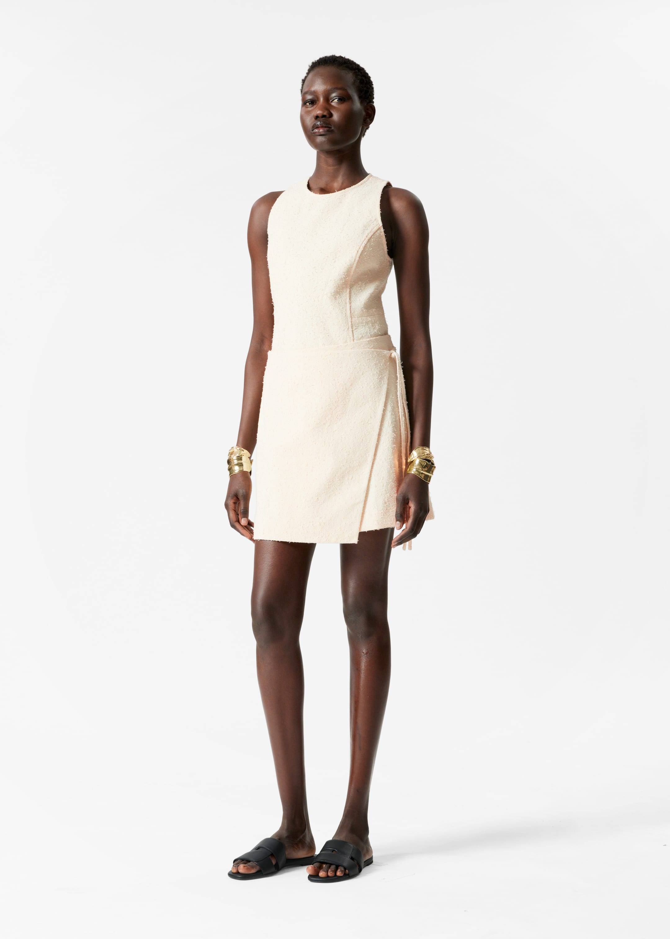 Agrandir l'image: Mini-jupe portefeuille - Blanc - FEMME | H&M FR 2