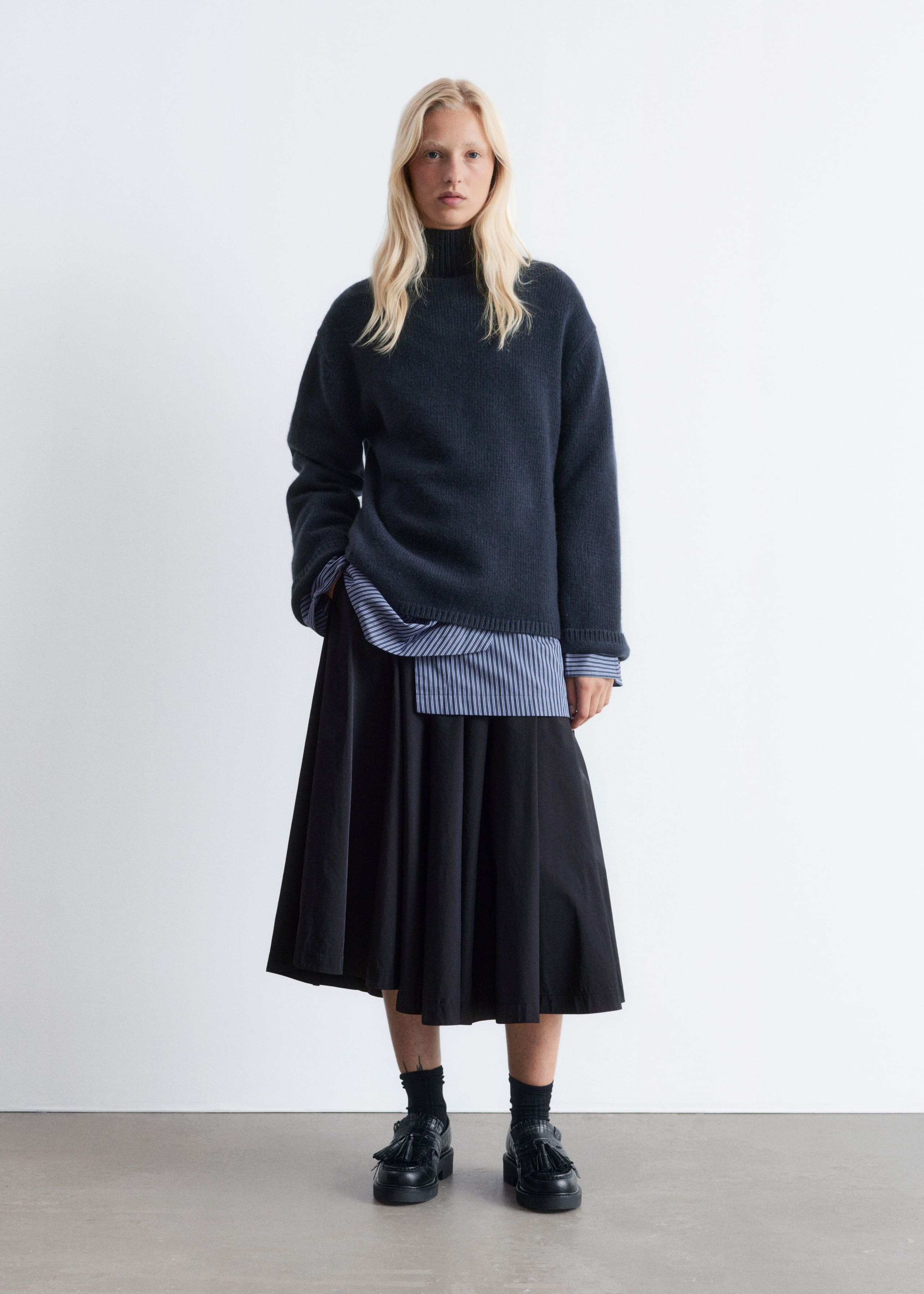 Image of Rollkragenpullover aus Kaschmir-Mix