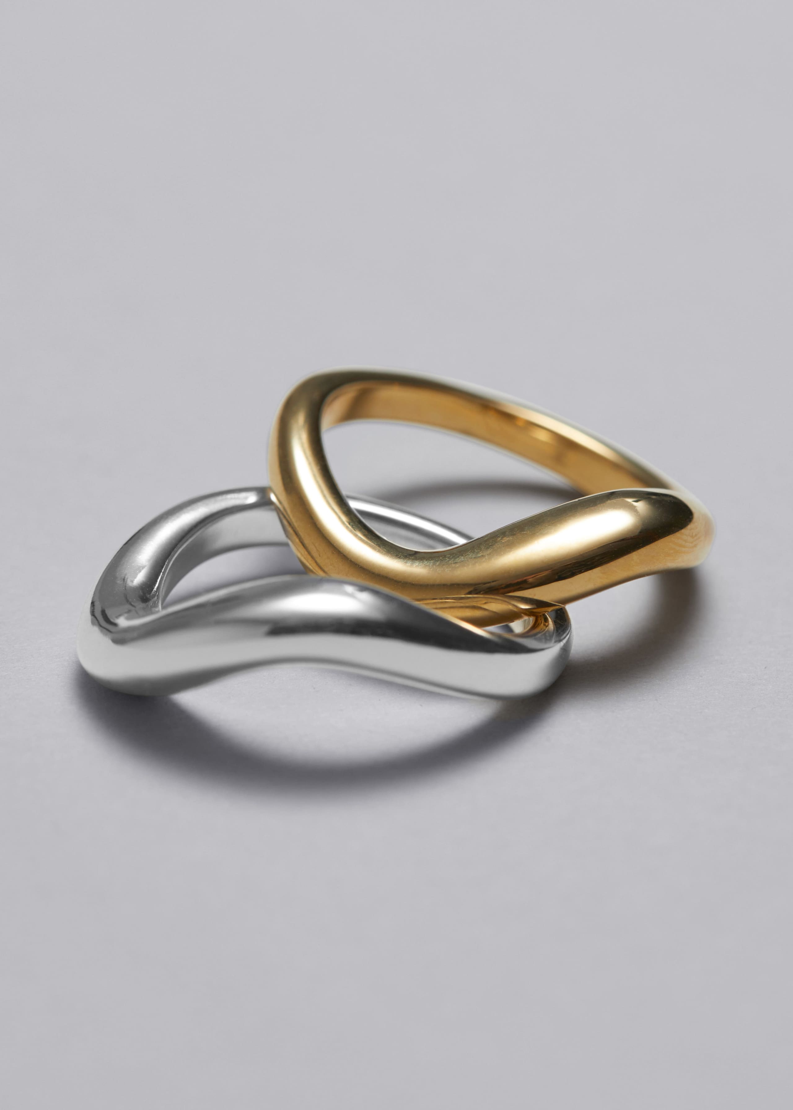 Curved Ring - Silver - Still Life