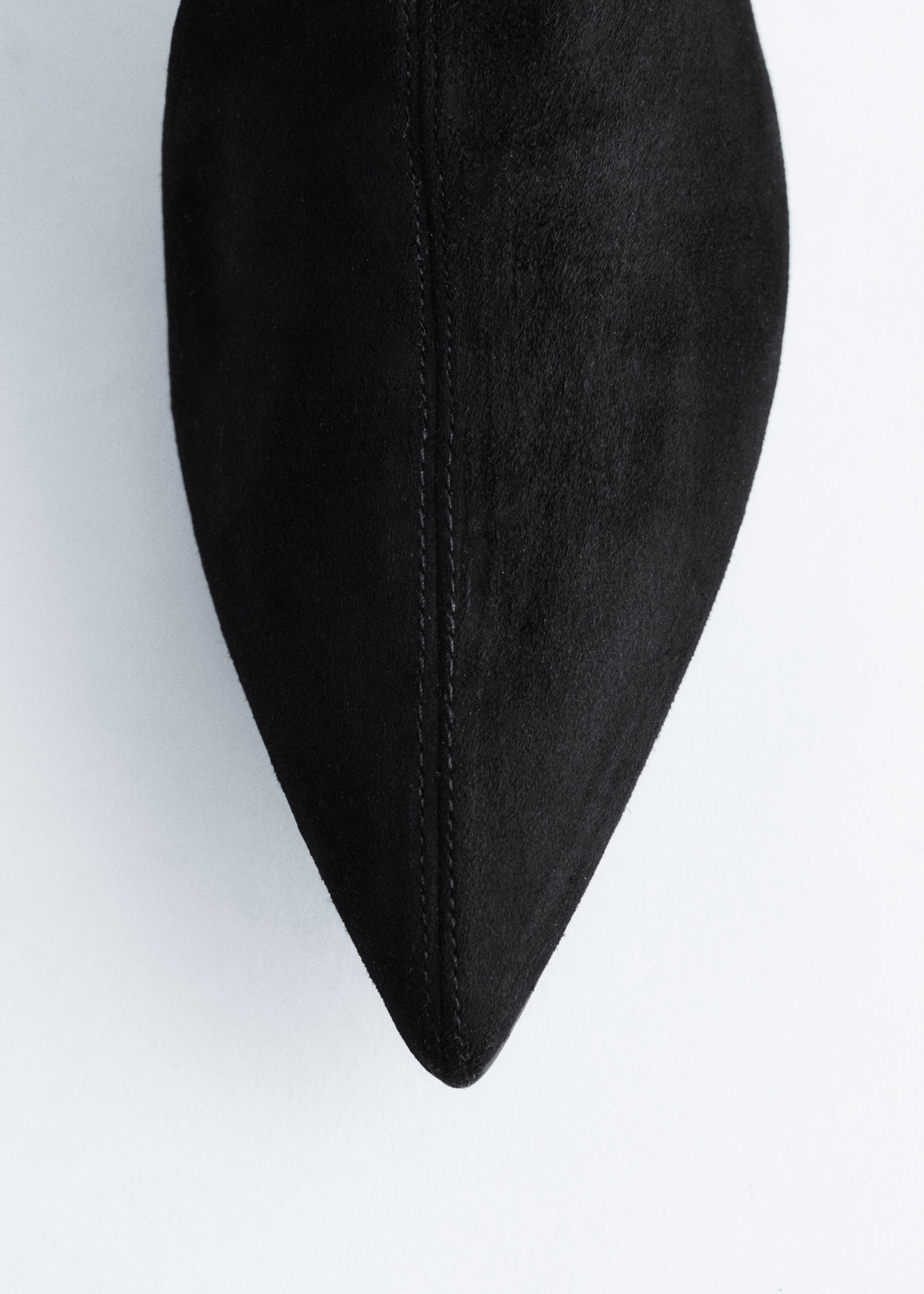 Image of Stretch-Suede Knee Boots