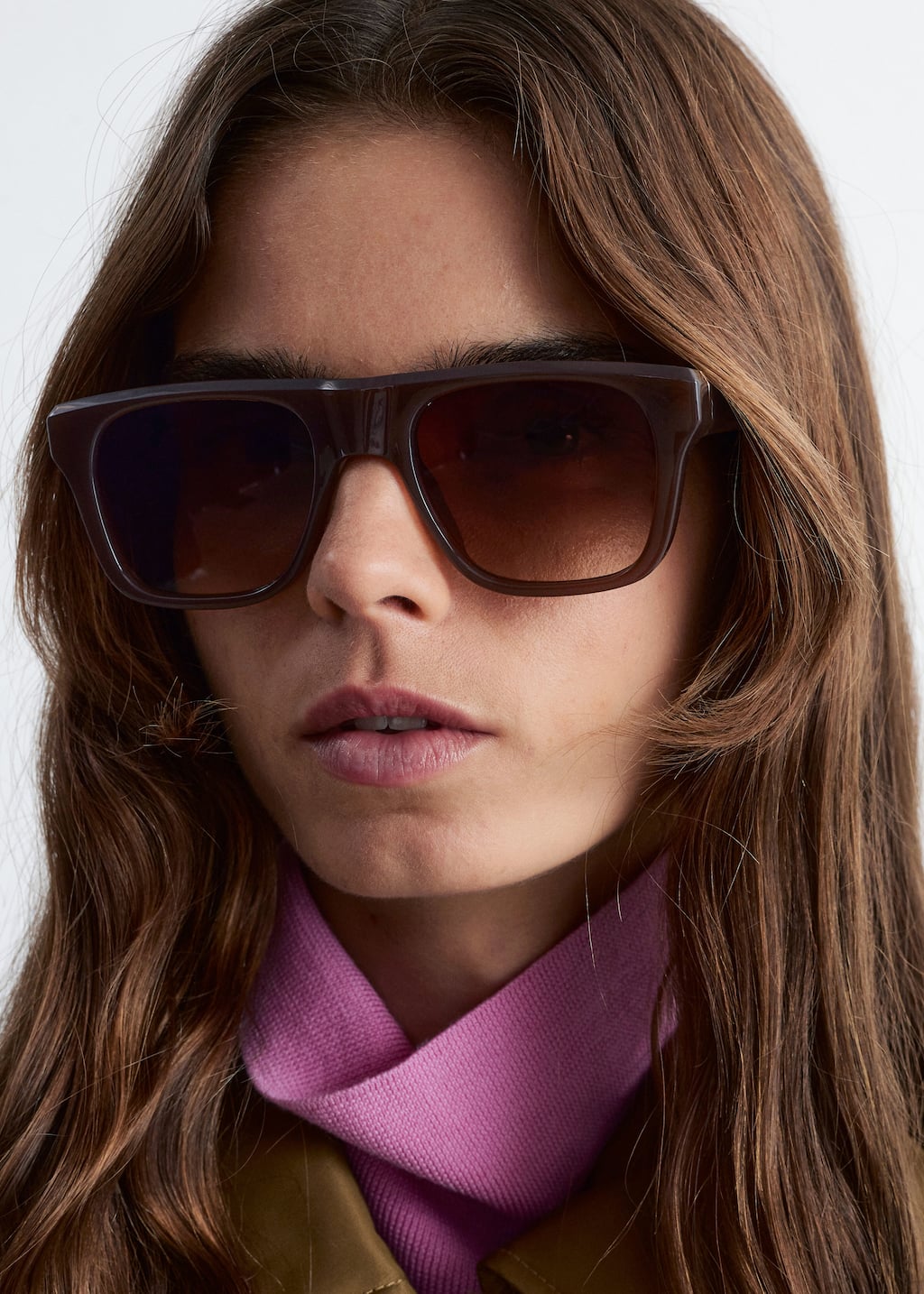 Image of Square-Frame Sunglasses