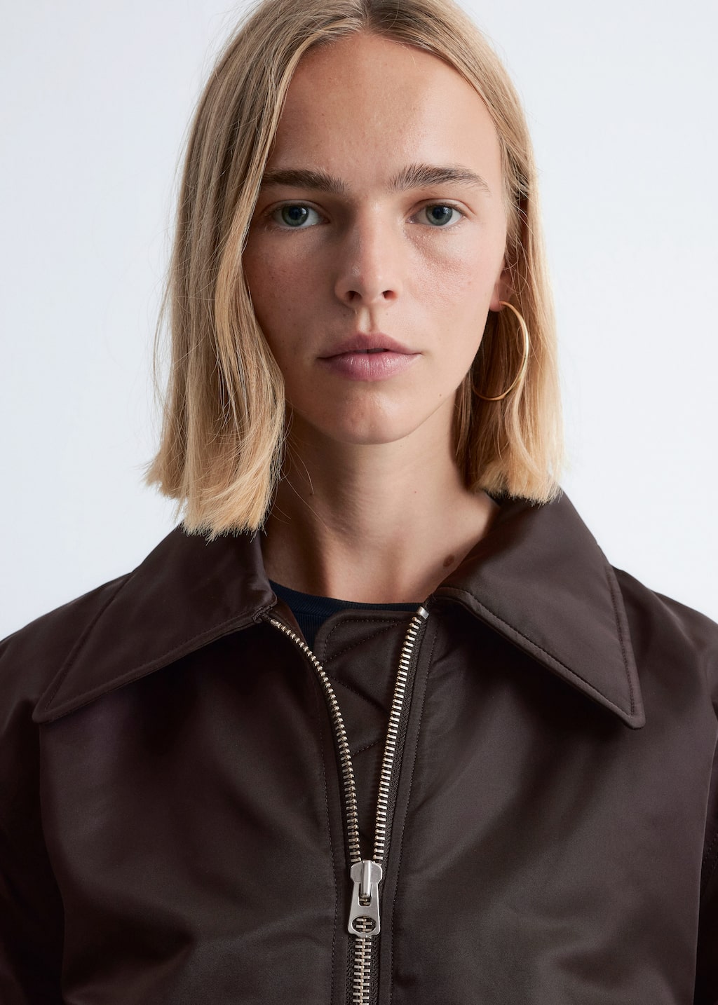 Image of Cropped Bomber Jacket