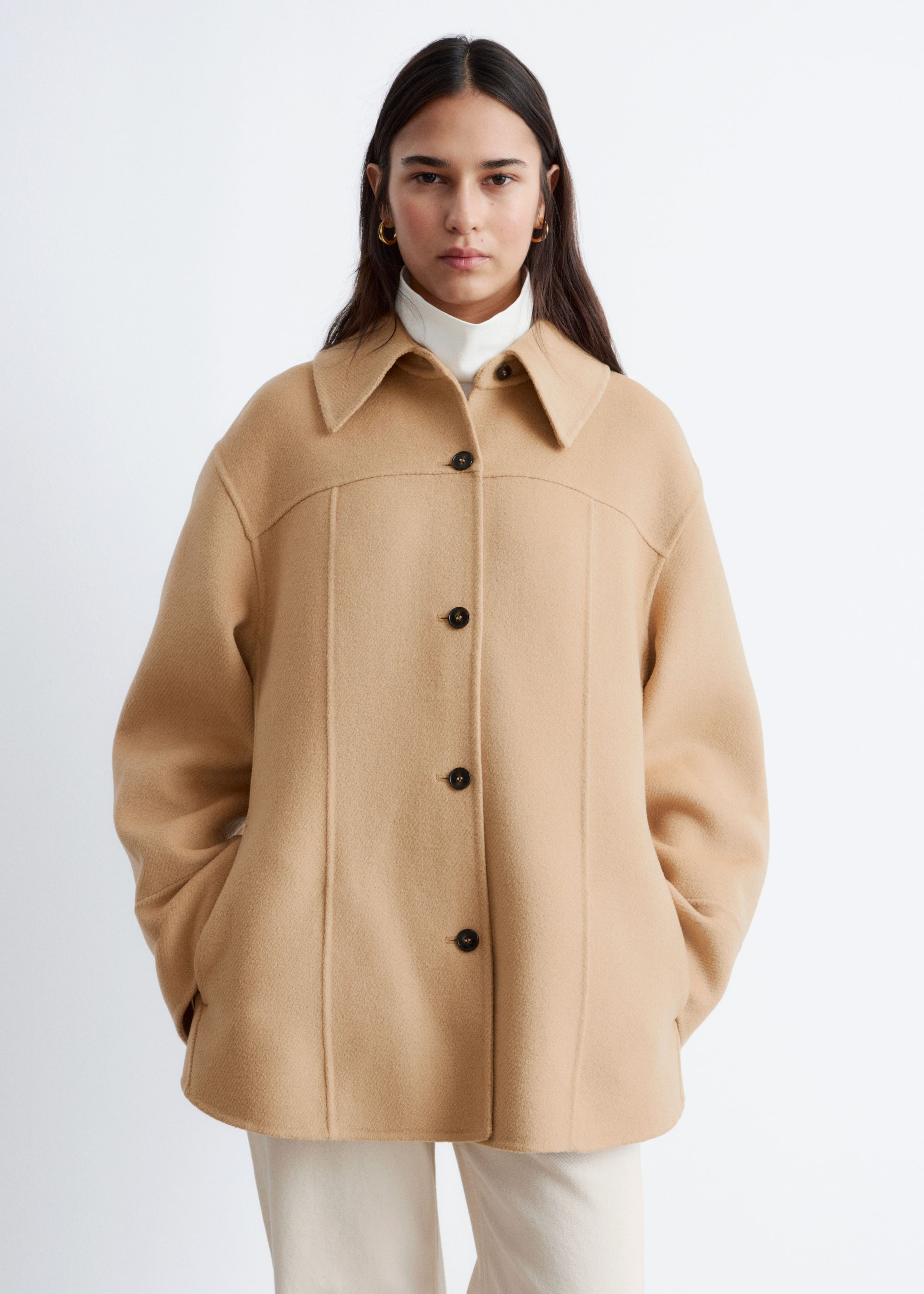 Image of Tapered Wool Jacket