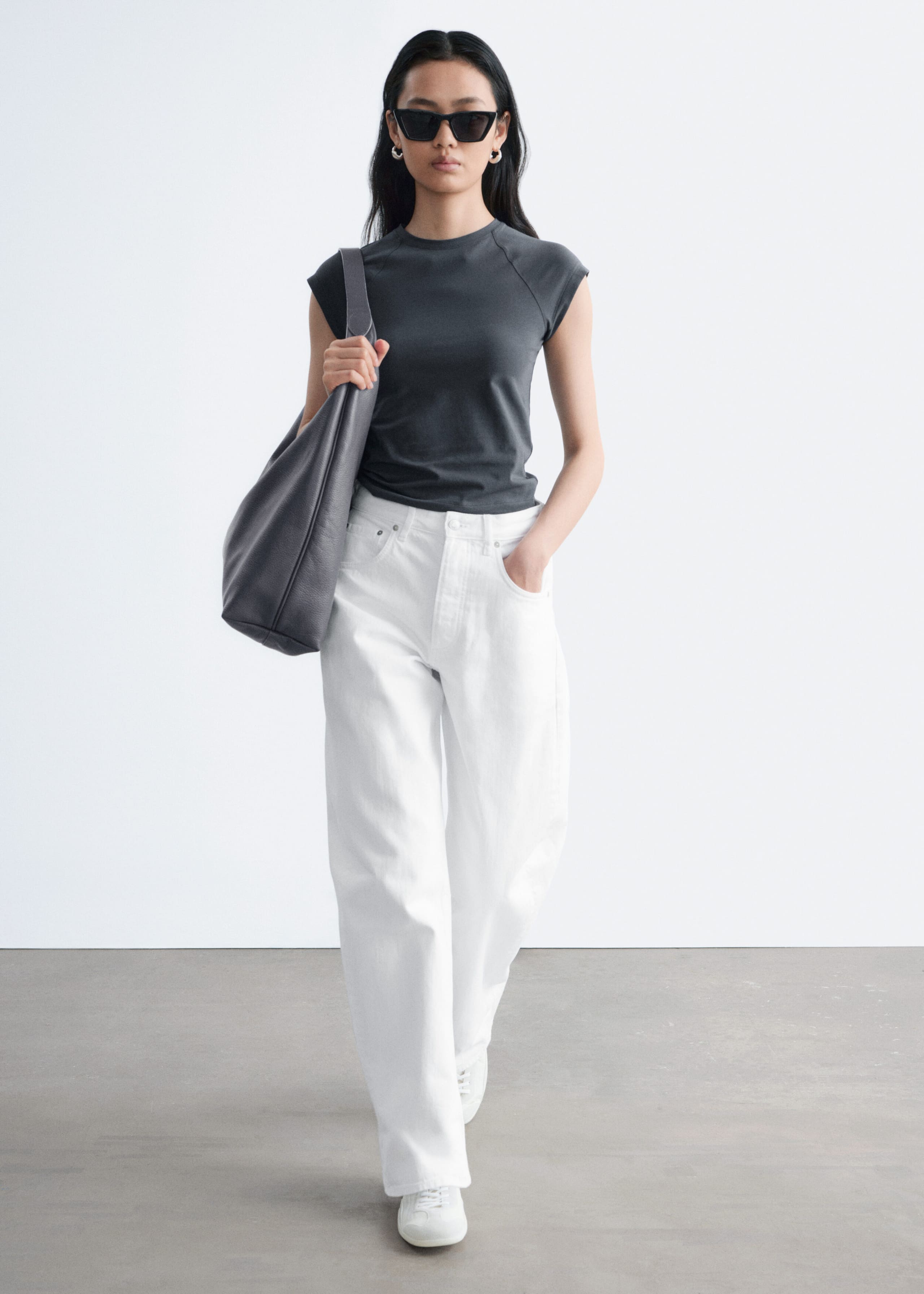 Image of Fitted Jersey T-shirt