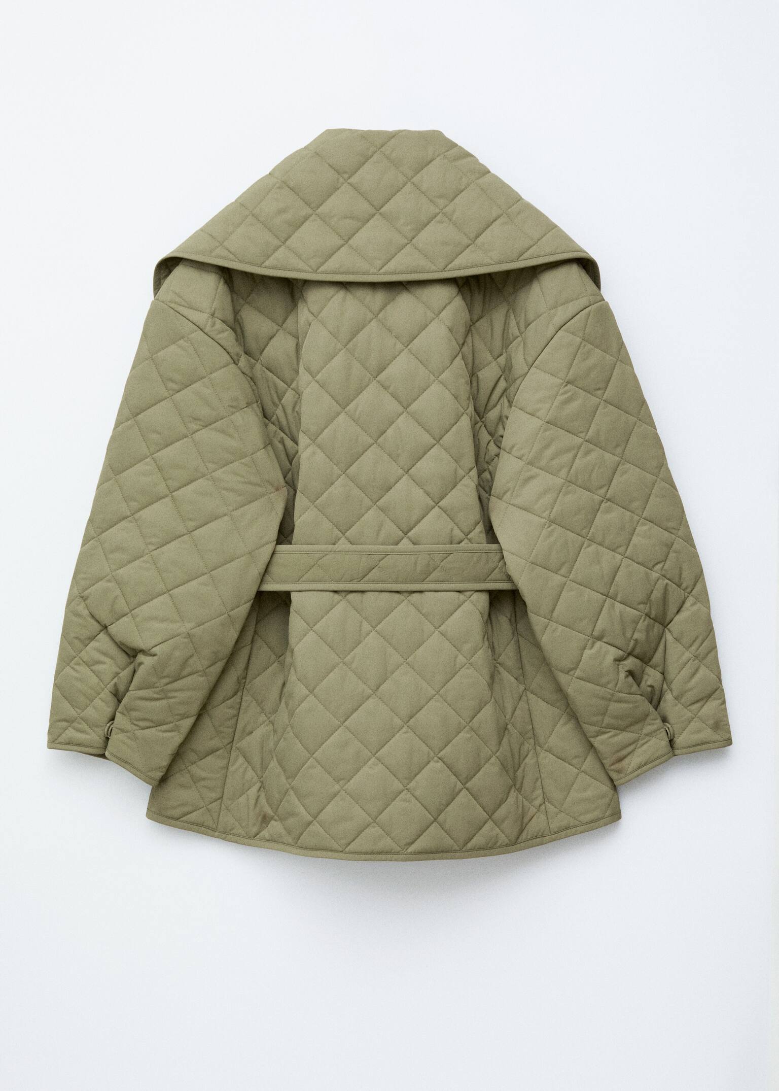 Jachetă matlasată cu căptușeală - Khaki Green/Negru - 4