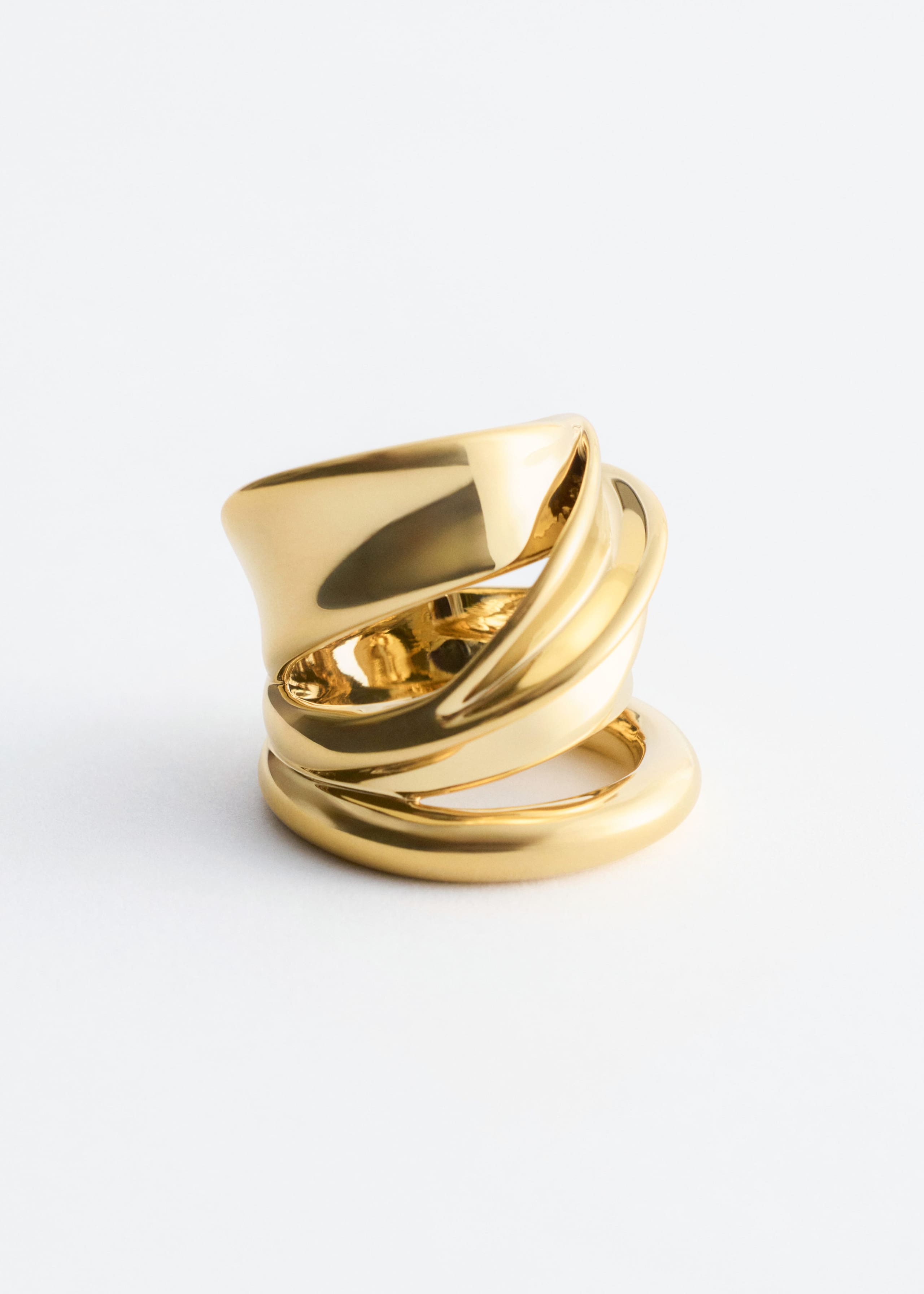 Image of Sculptural Double-Wrap Ring