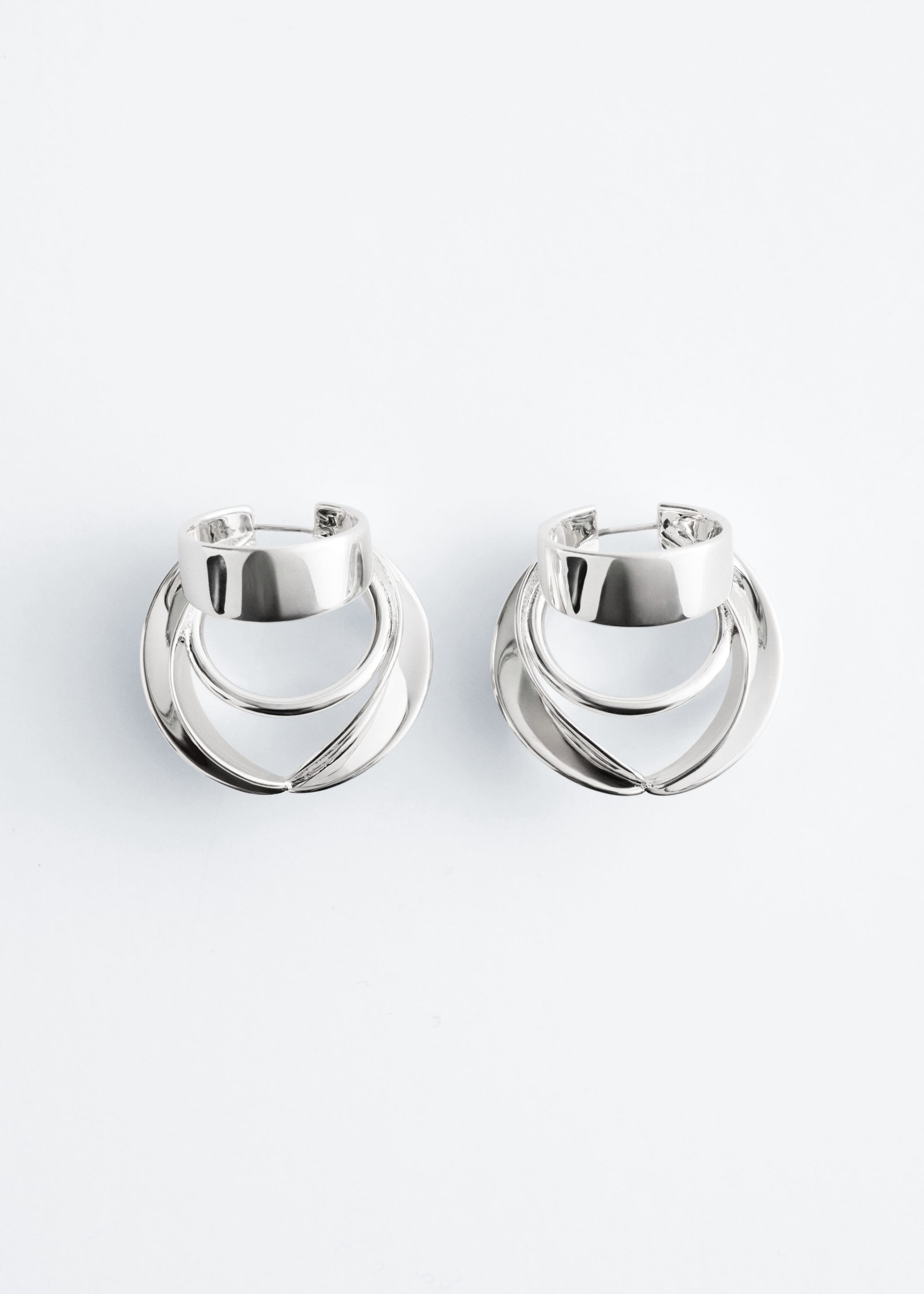 Image of Sculptural Hoop Earrings
