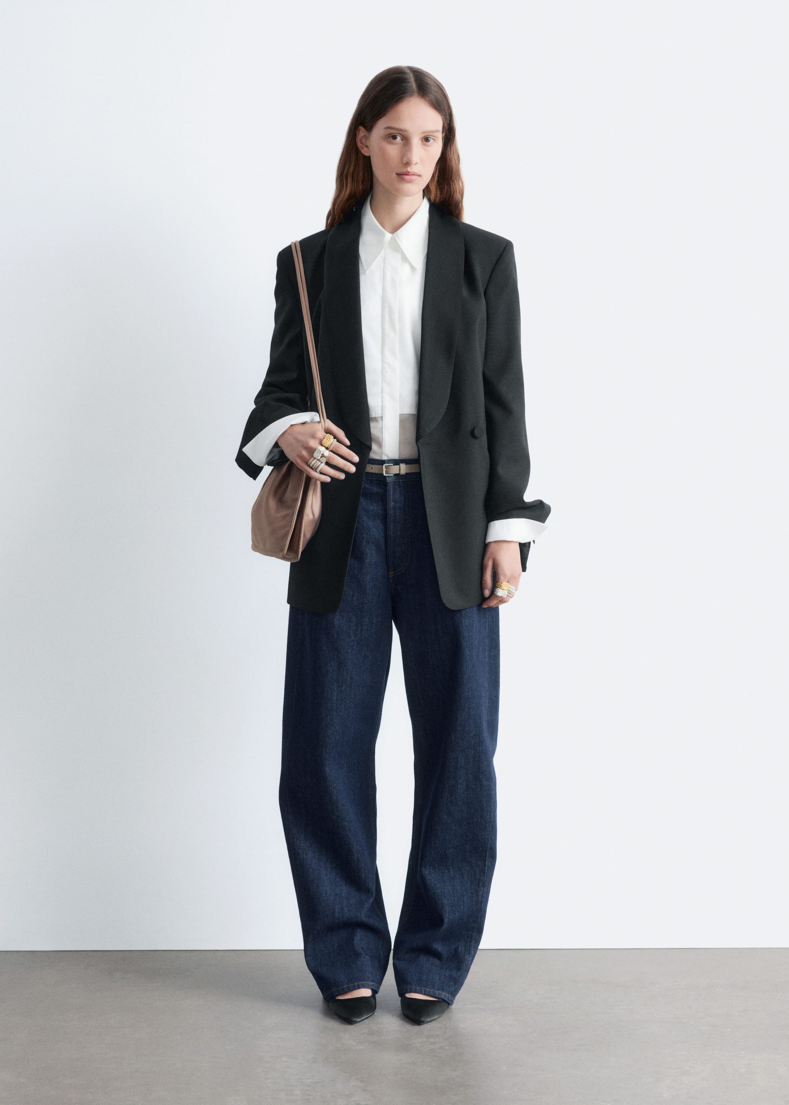 Image of Double-Breasted Wool Blazer