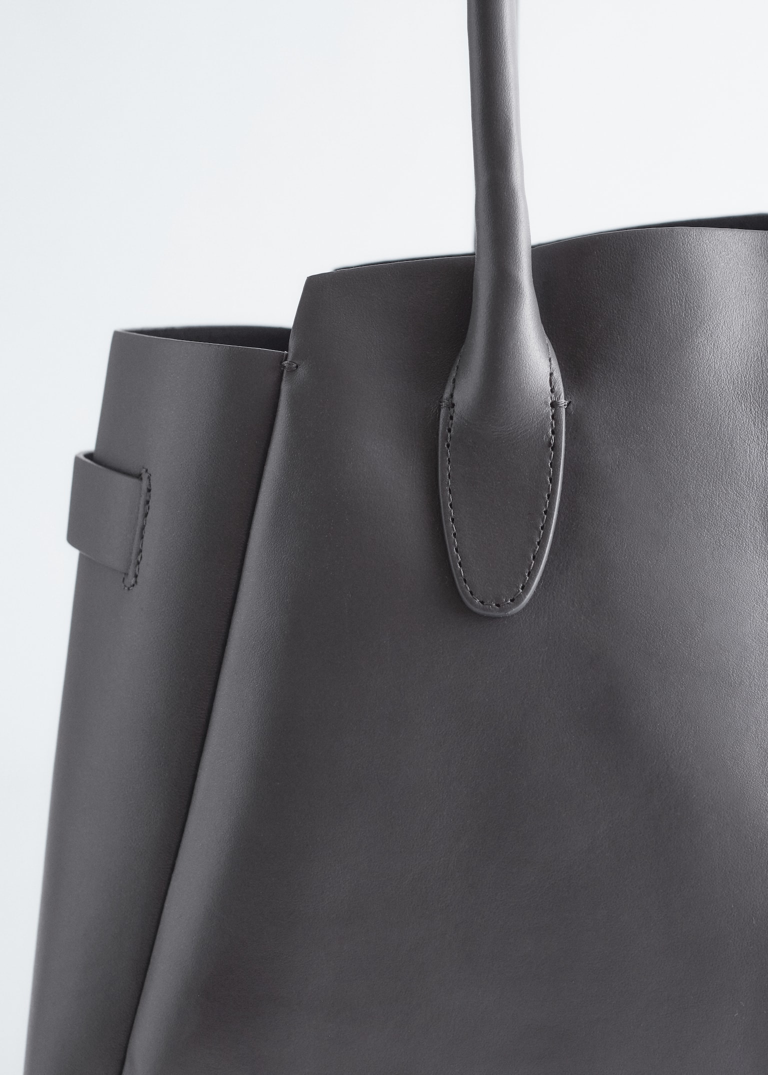Suede Tote Bag - Σκούρο Γκρι/Σκούρο Μπορντό/Χακί Πράσινο/Σκούρο Καφέ/Μαύρο - 3