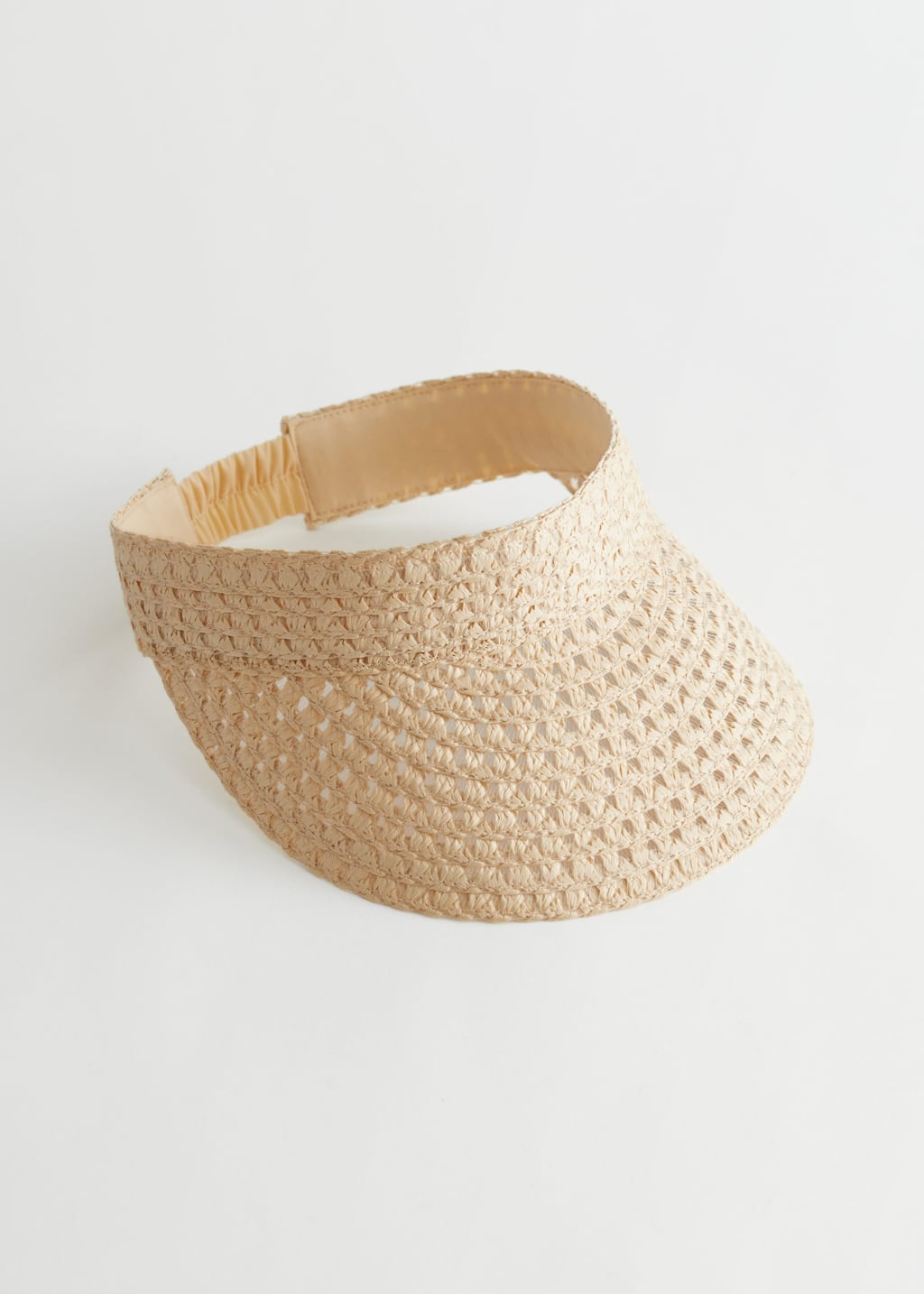 Straw Sun Visor - Straw - Bodegón