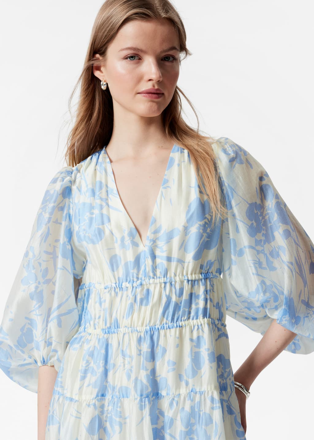 Image of Tiered Midi Dress