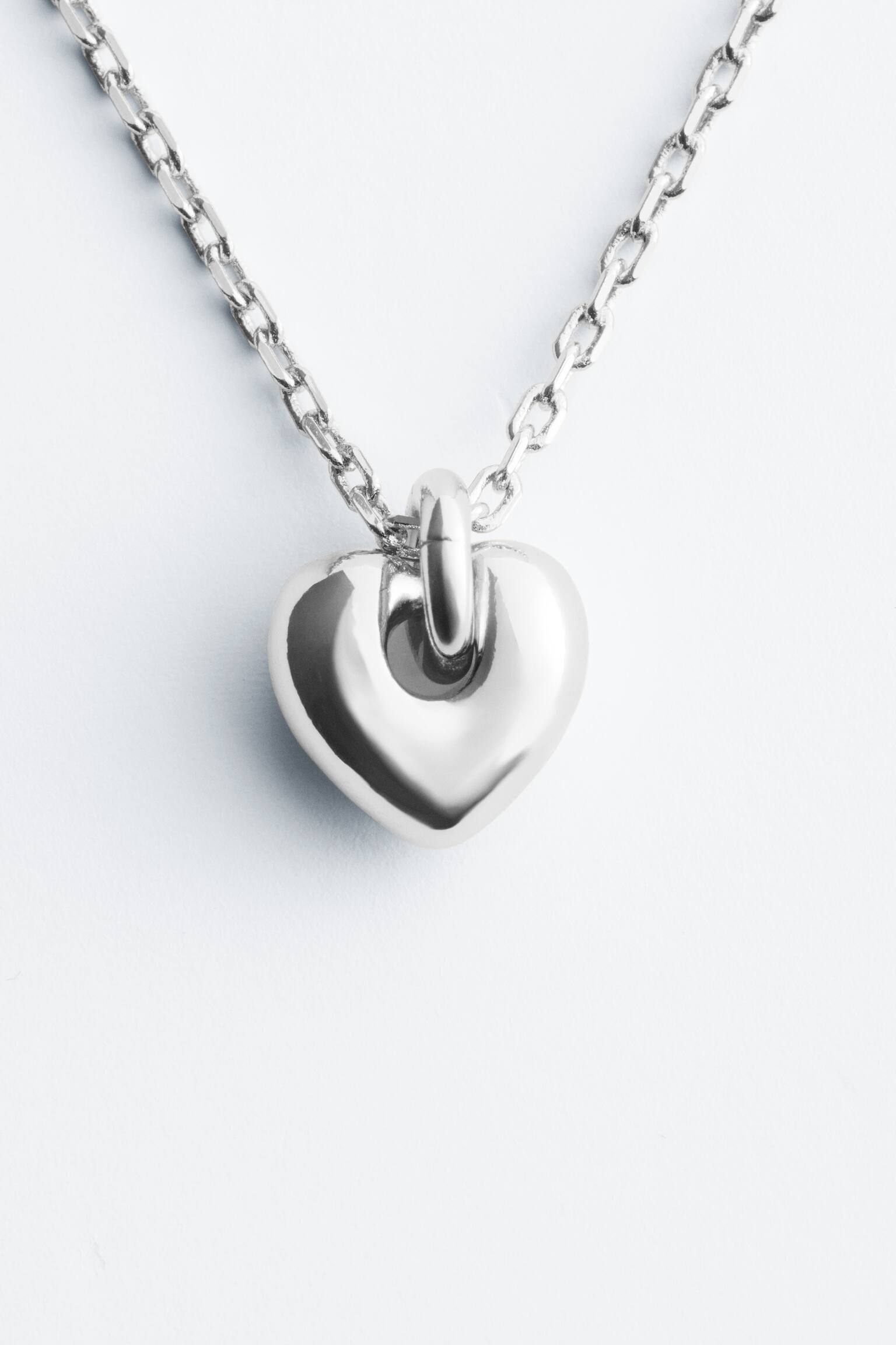 Collana con ciondolo a cuore - Argento/Oro - 3