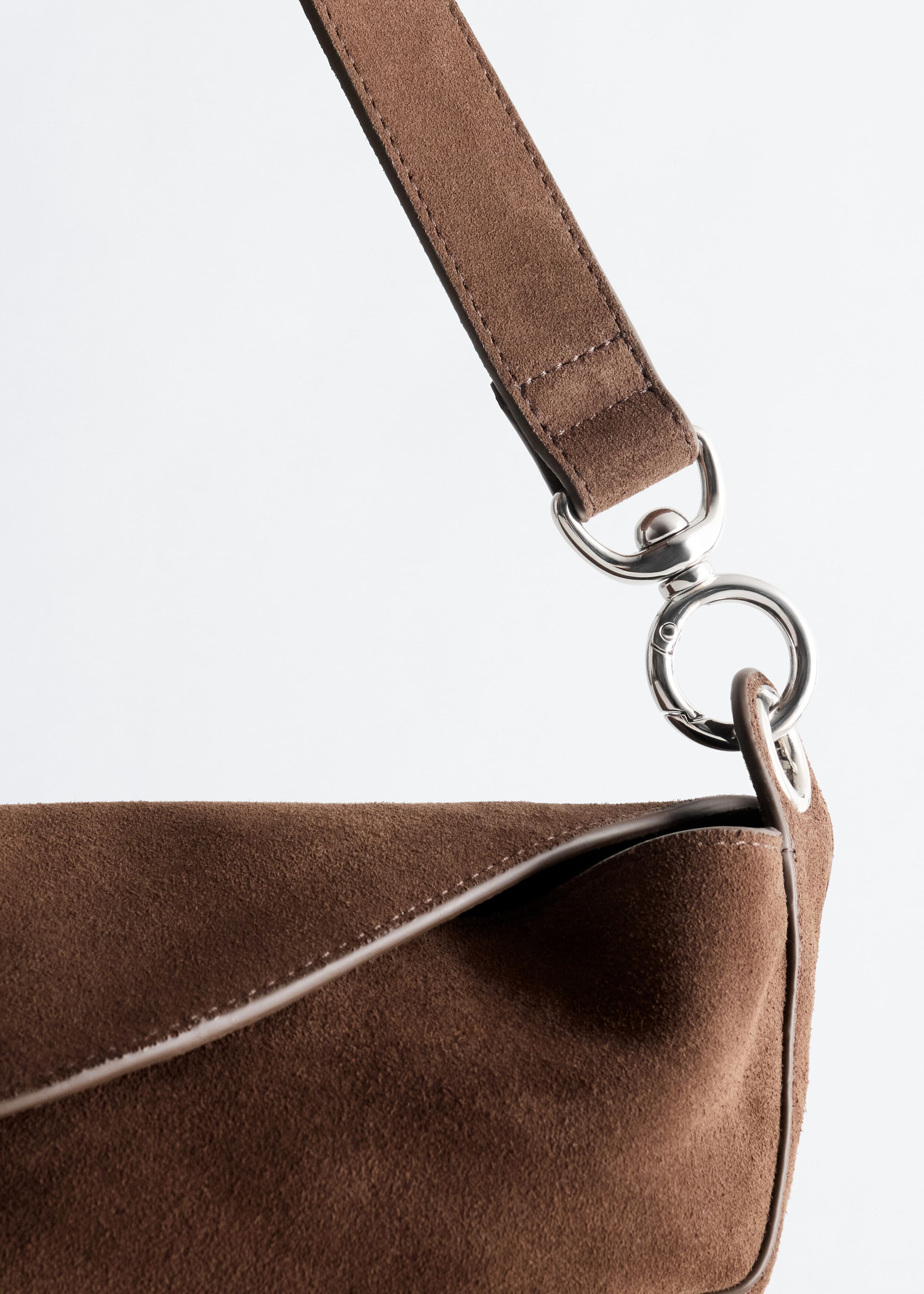 Sculptural Crossbody Bag - Brown - Still Life