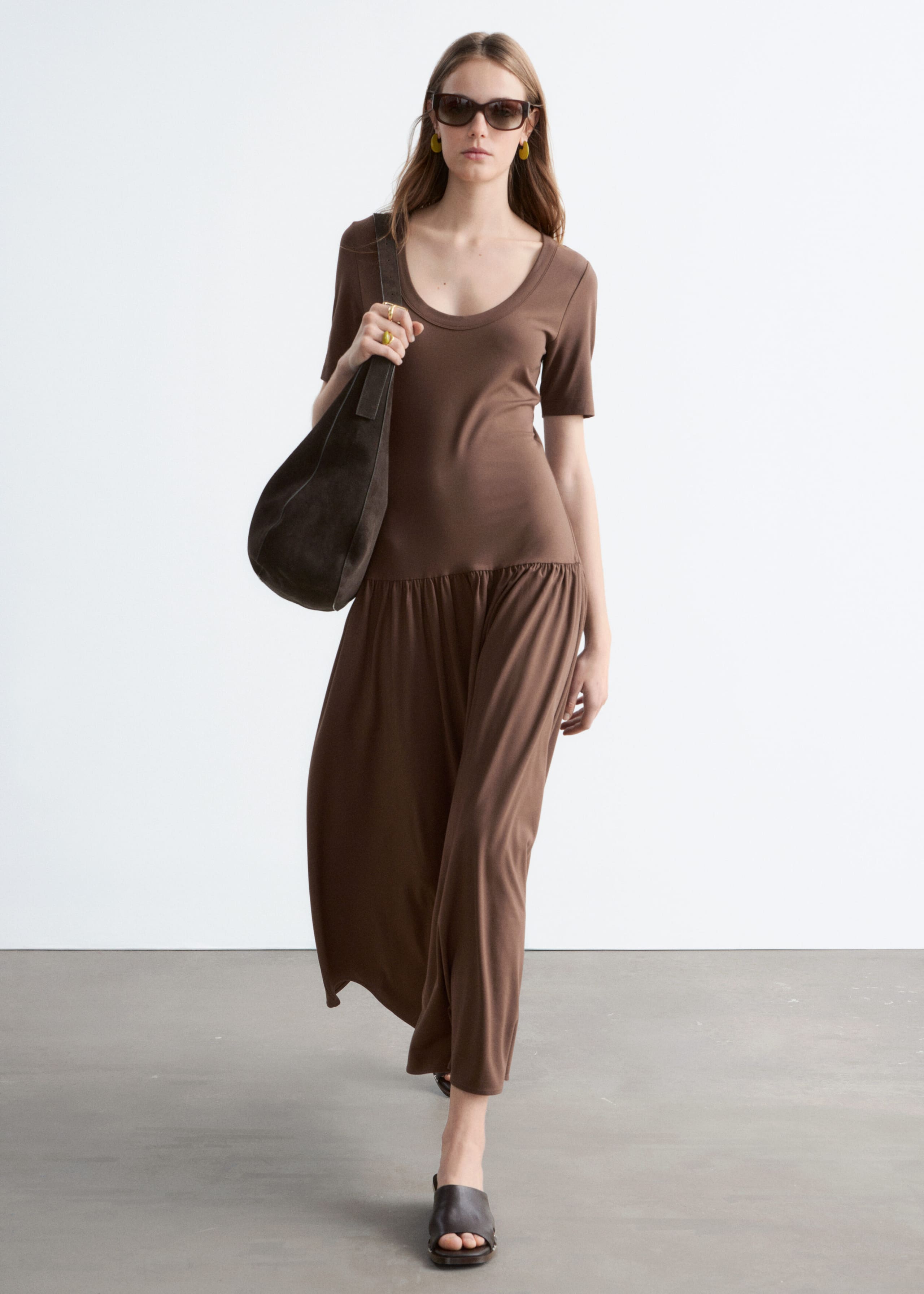 Image of Langes Maxikleid aus Jersey