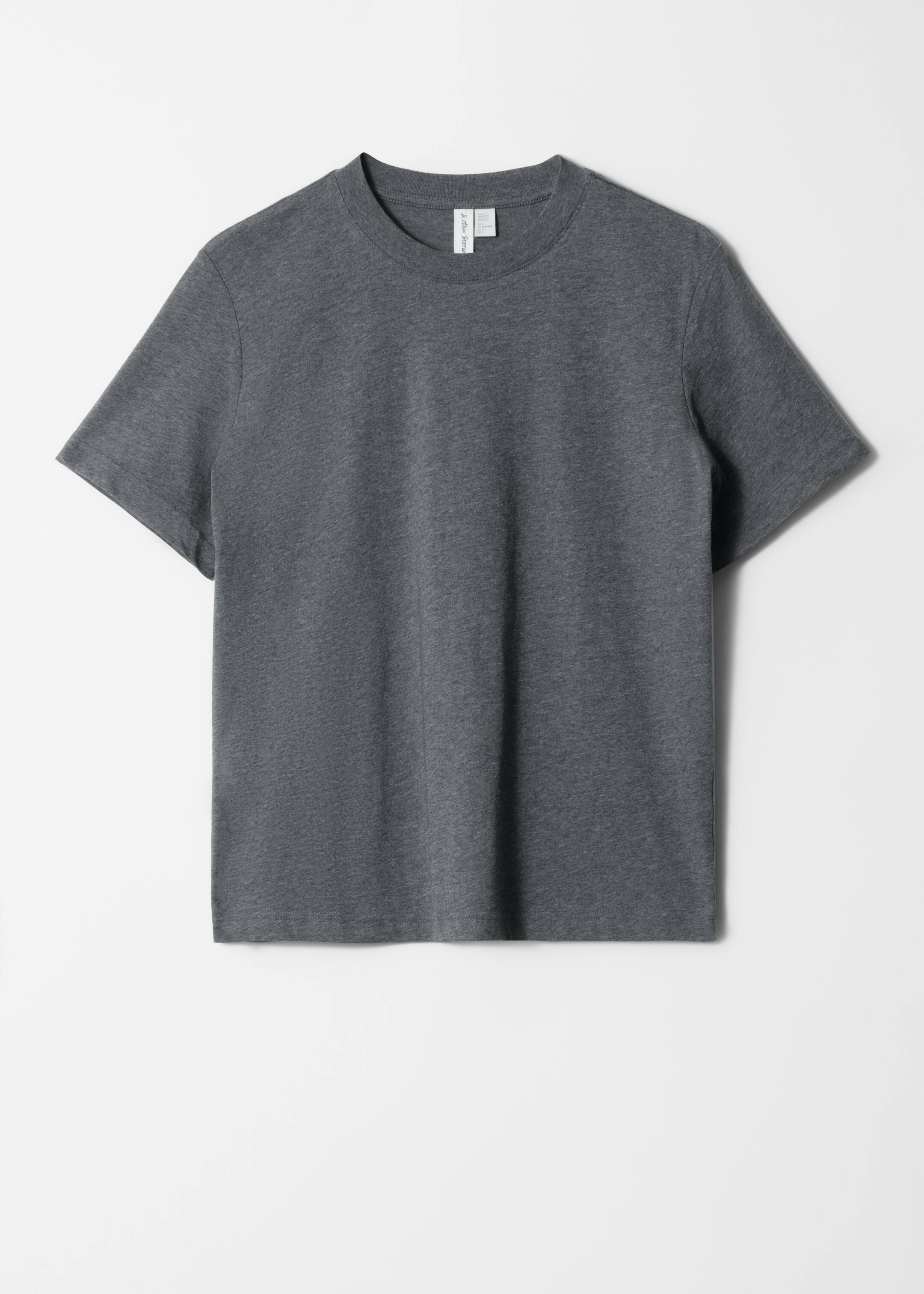 Vezi imaginea mai mare: Crewneck T-Shirt - Dark Grey Melange - FEMEI | H&M RO 6