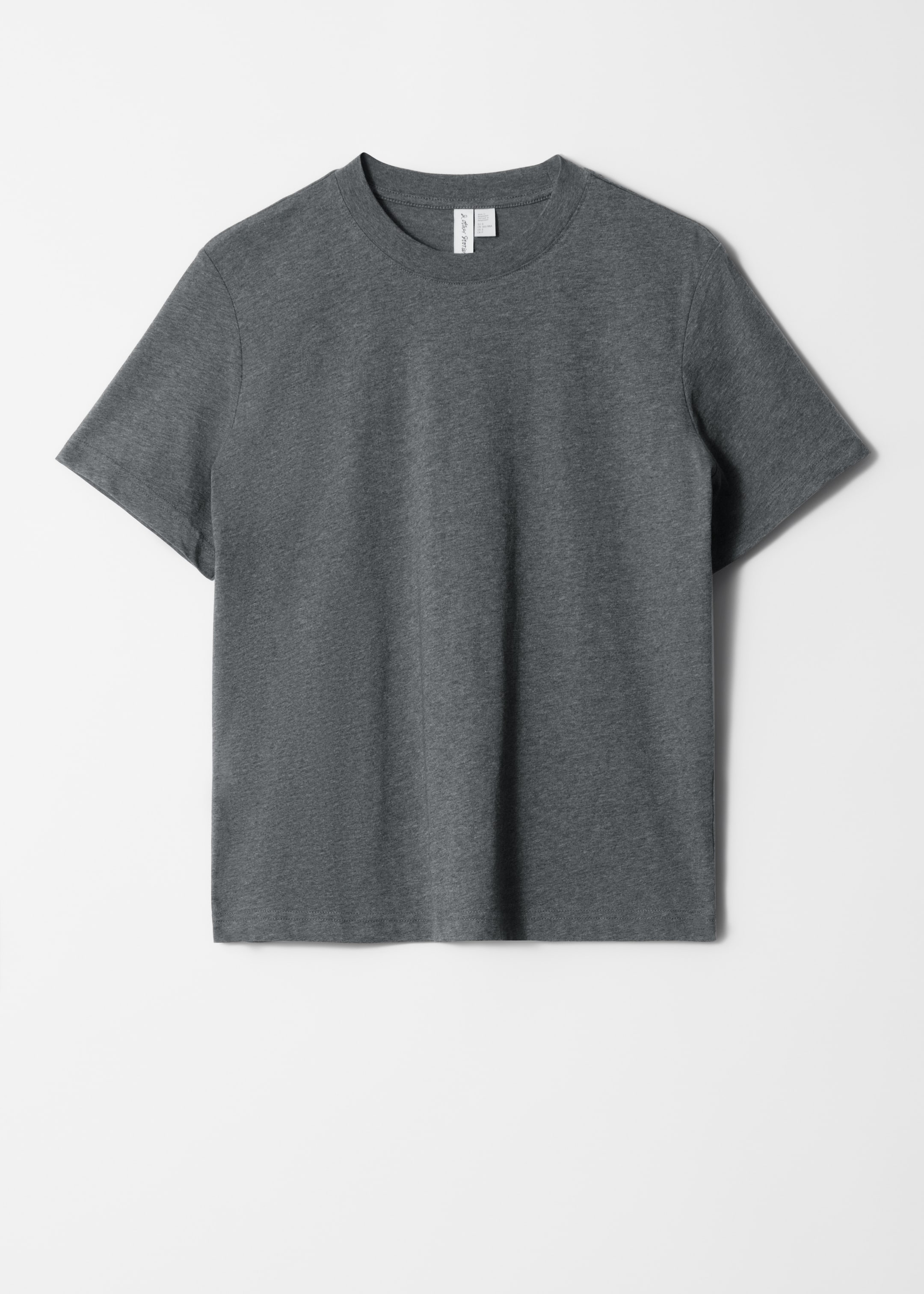 Grösseres Bild ansehen: T-Shirt mit Rundhalsausschnitt - Dunkelgrau meliert - DAMEN | H&M CH 6