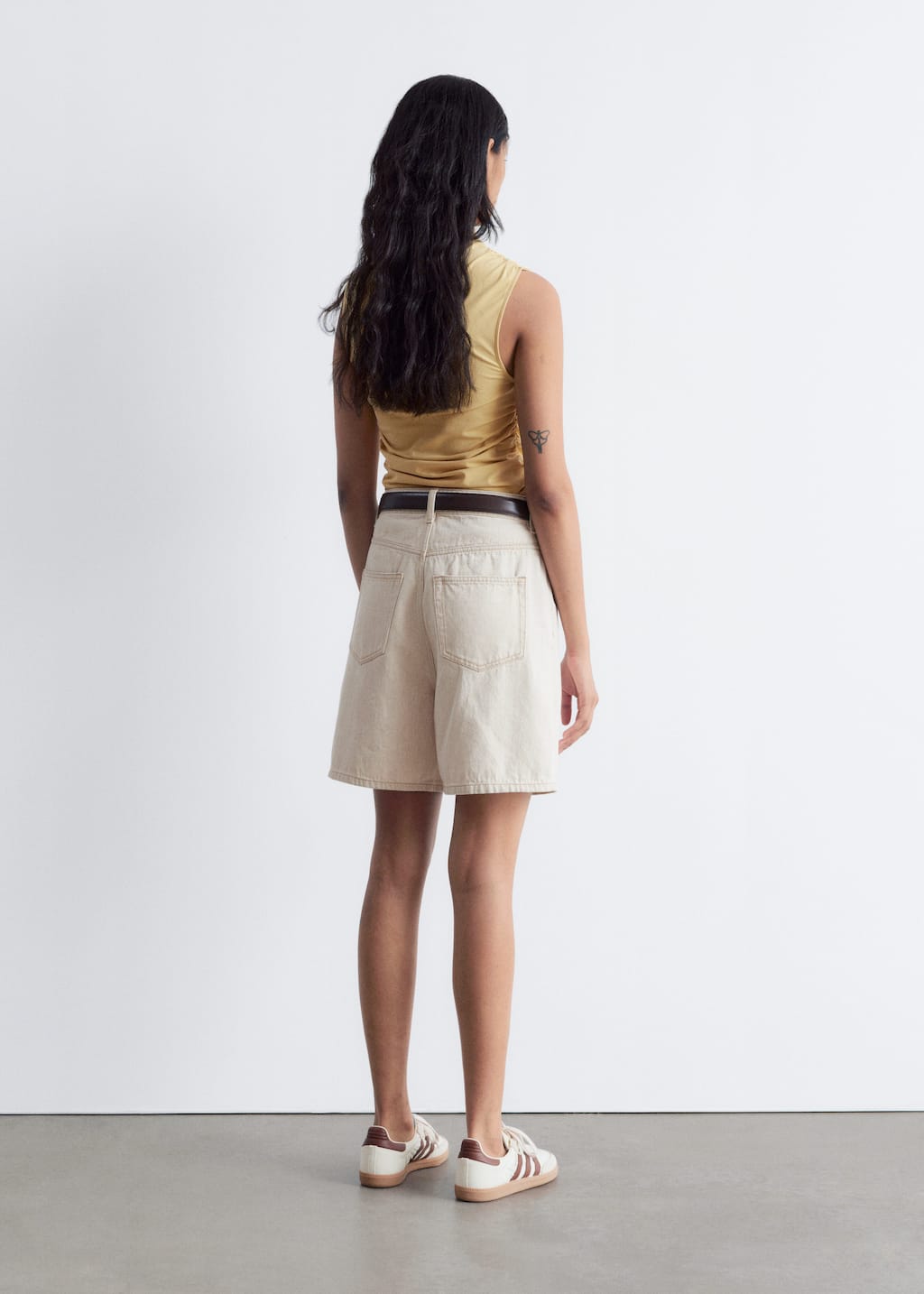 Image of Sleeveless Mock-Neck Top