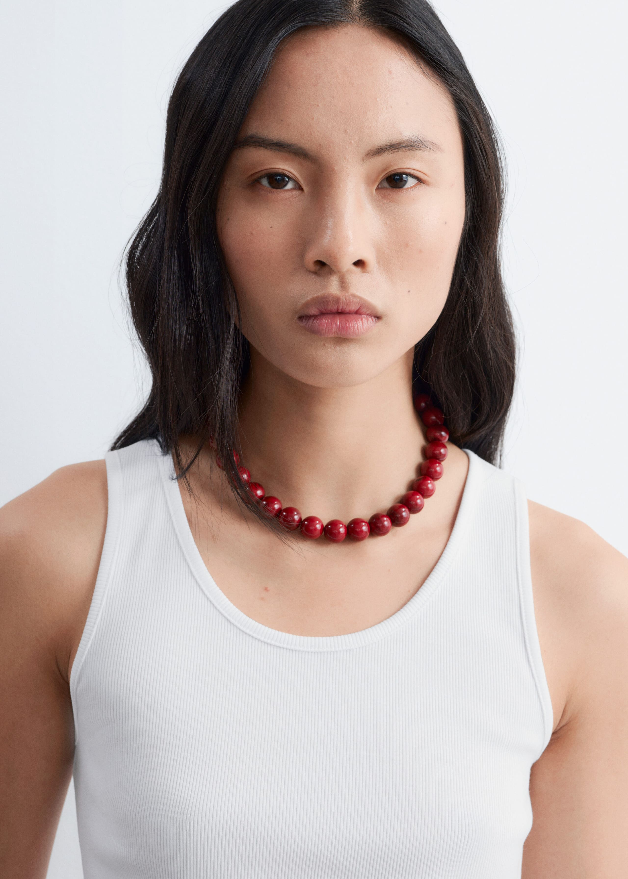 Image of Ribbed Cotton Tank Top