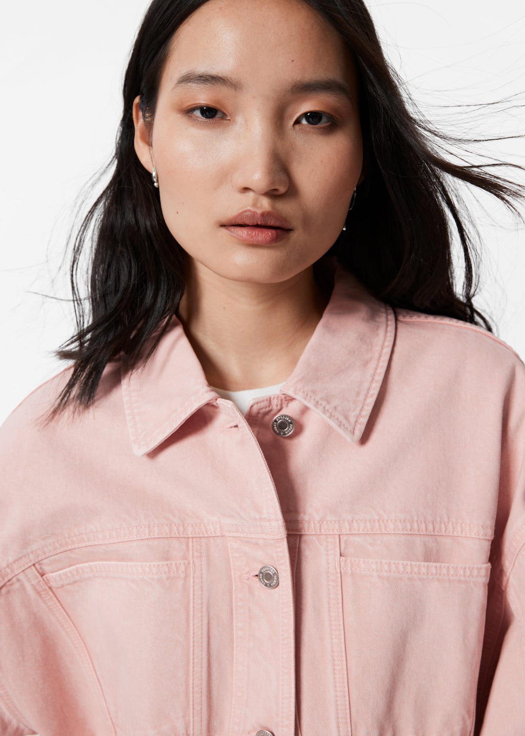 Image of Kastenförmige Jeansjacke