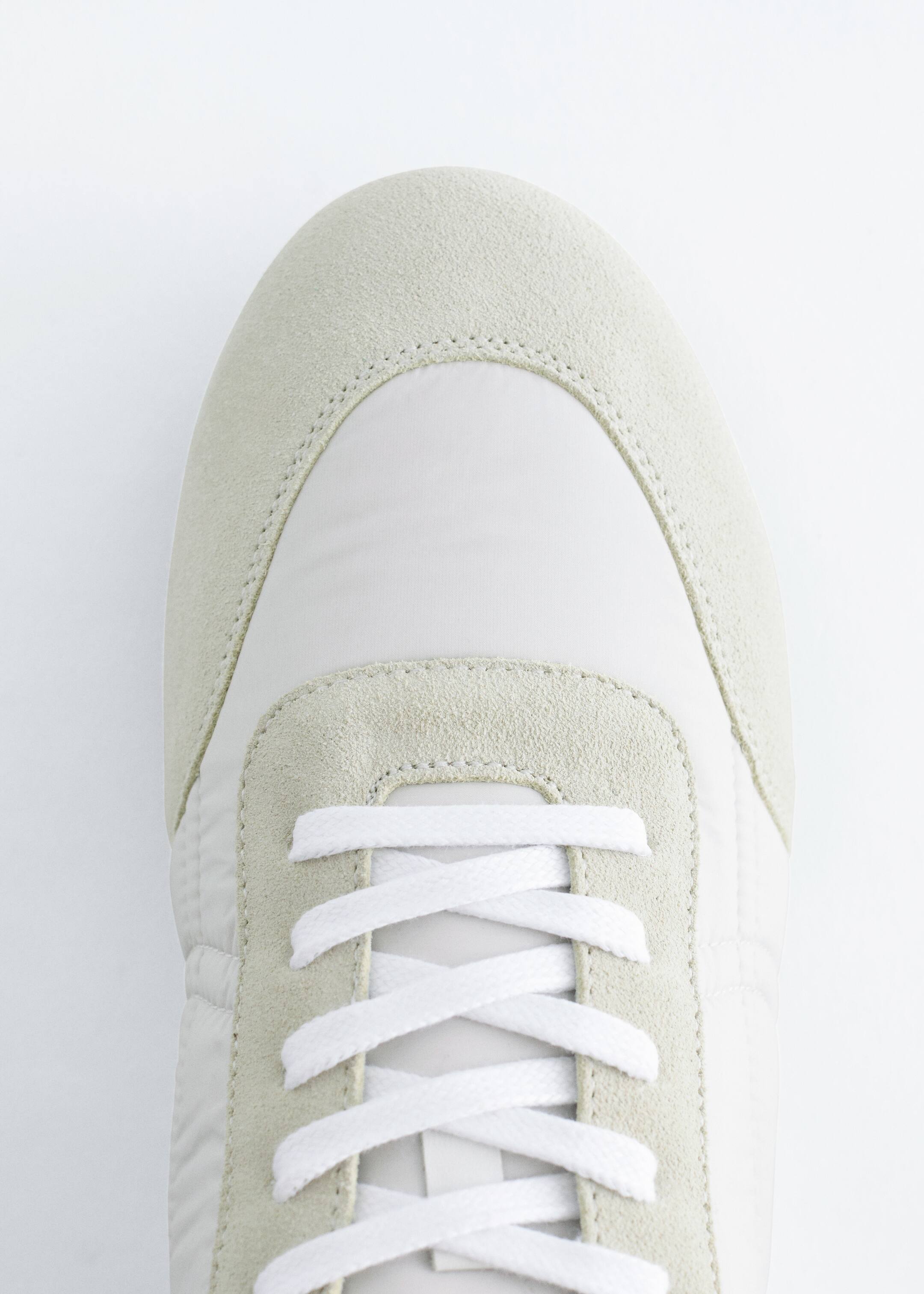 Agrandir l'image: Baskets à détails en daim - Blanc/Beige - FEMME | H&M FR 7