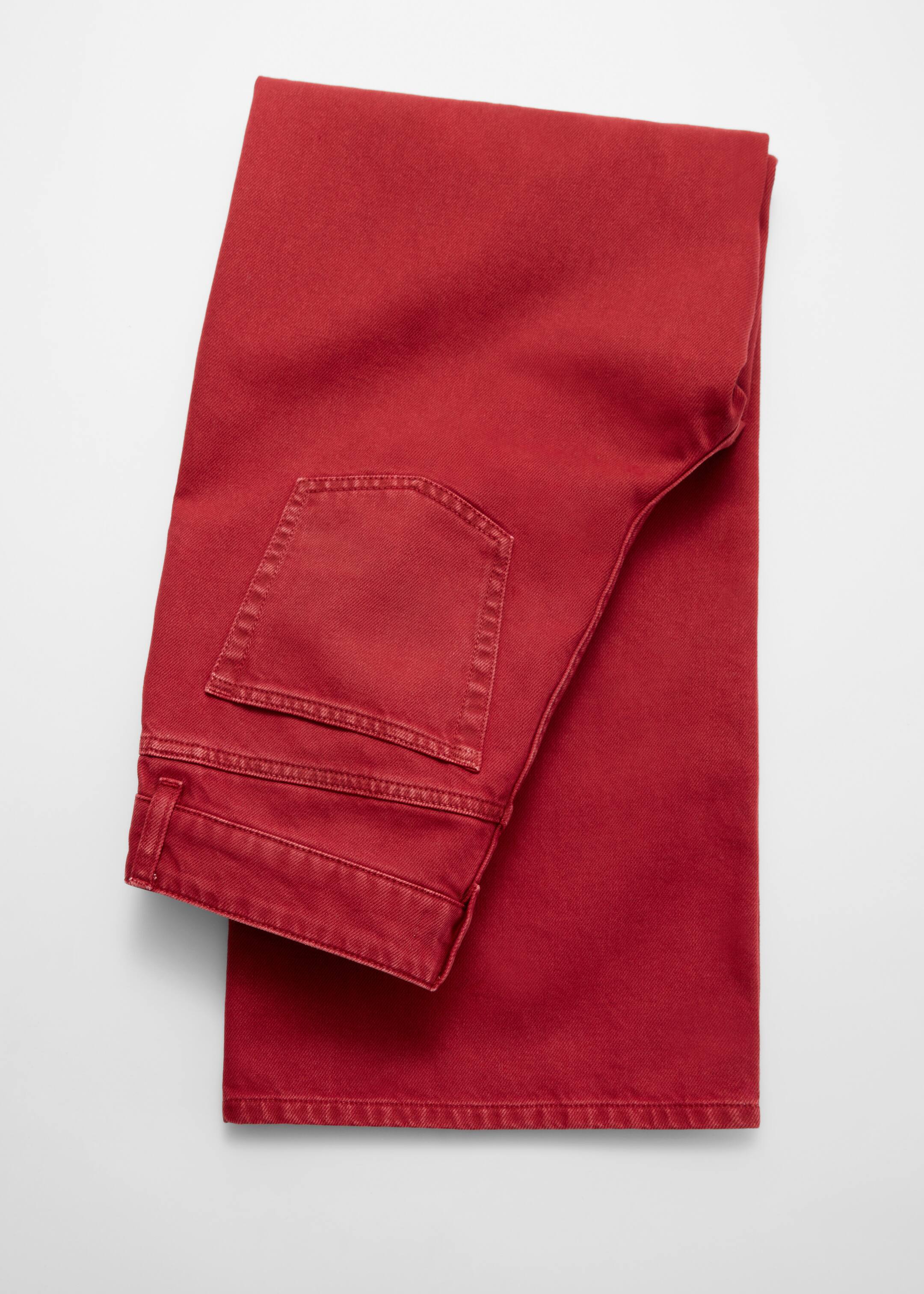 Ver imagem maior: Calças de ganga de pernas largas - Vermelho - SENHORA | H&M PT 2