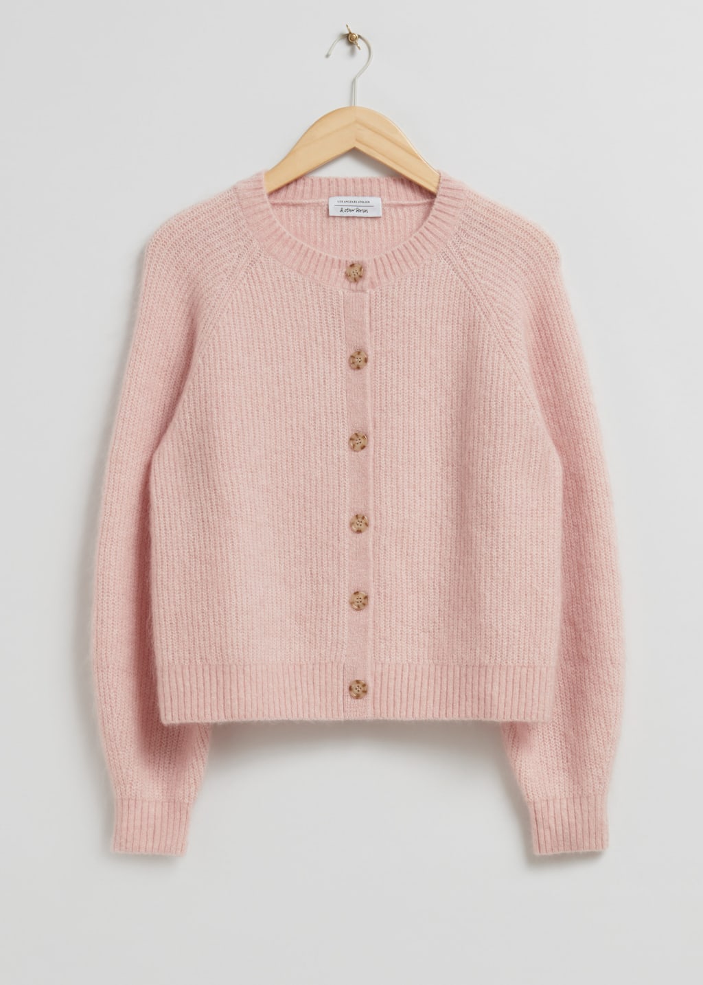Relaxed Knit Cardigan - Peach - Still Life