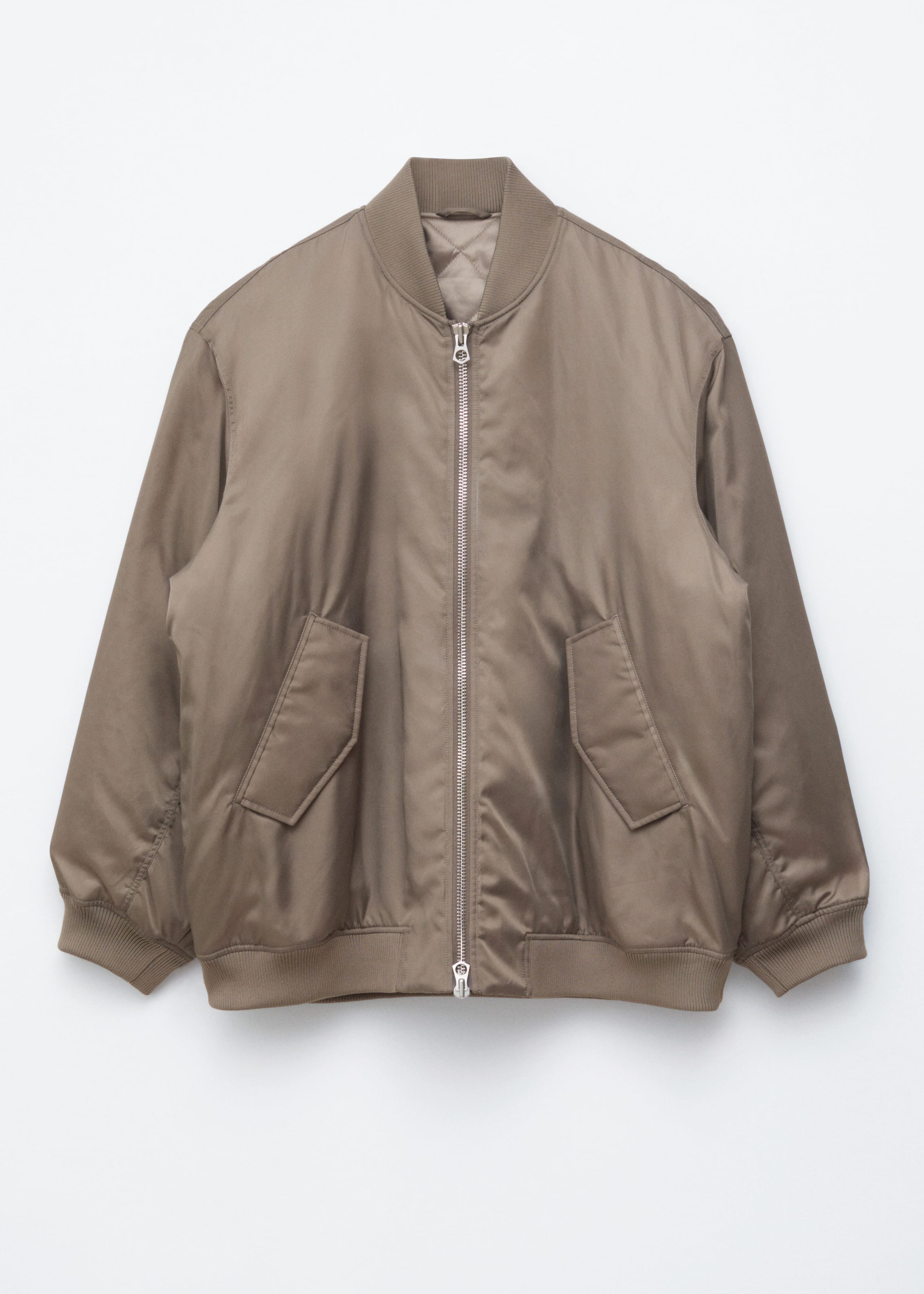 Image of Veste style bomber longue