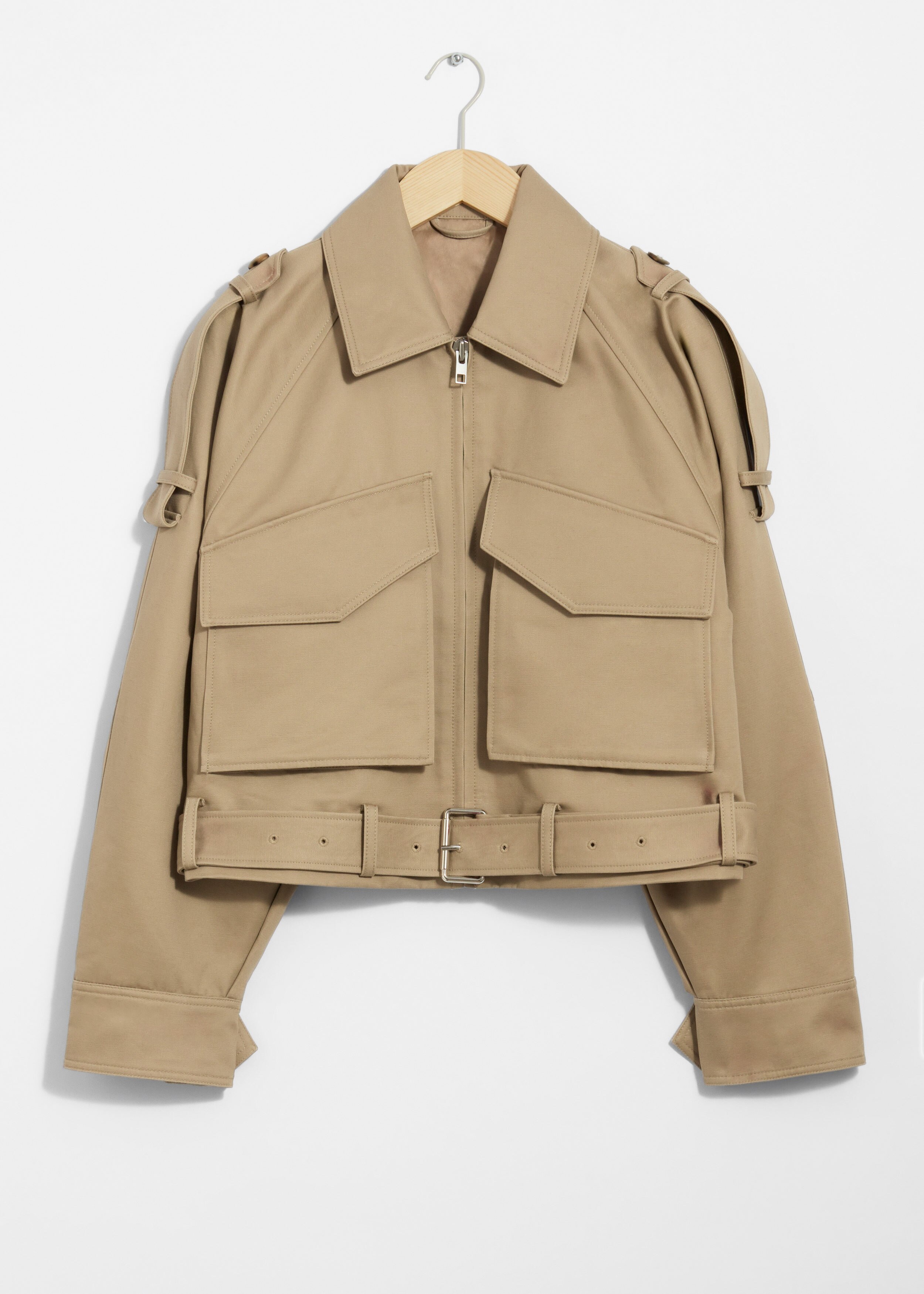 【25SS】RECTO PATCH POCKETS DETAIL BELTED JACKET louis-vuitton--