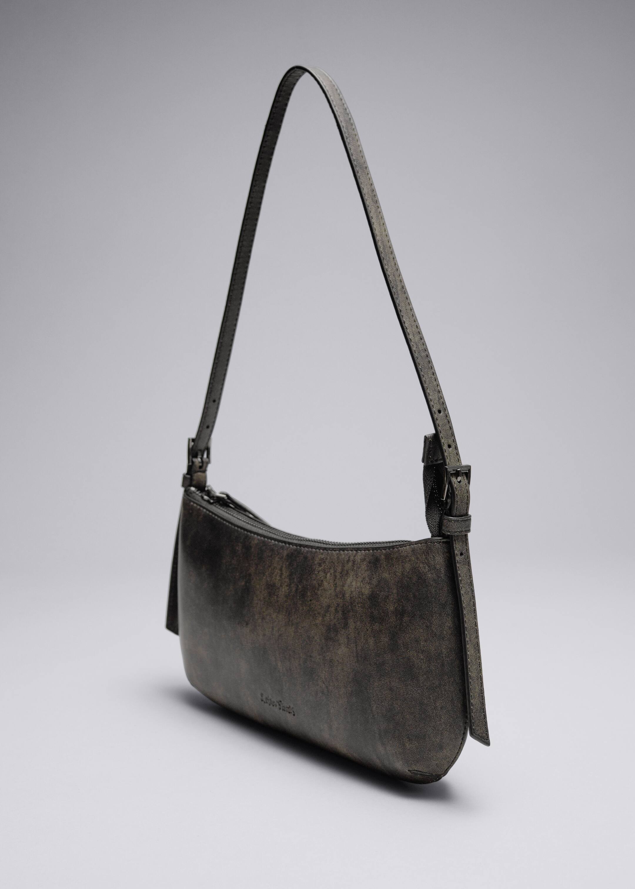 Agrandir l'image: Petit sac porté épaule en cuir - Gris - FEMME | H&M CH 2
