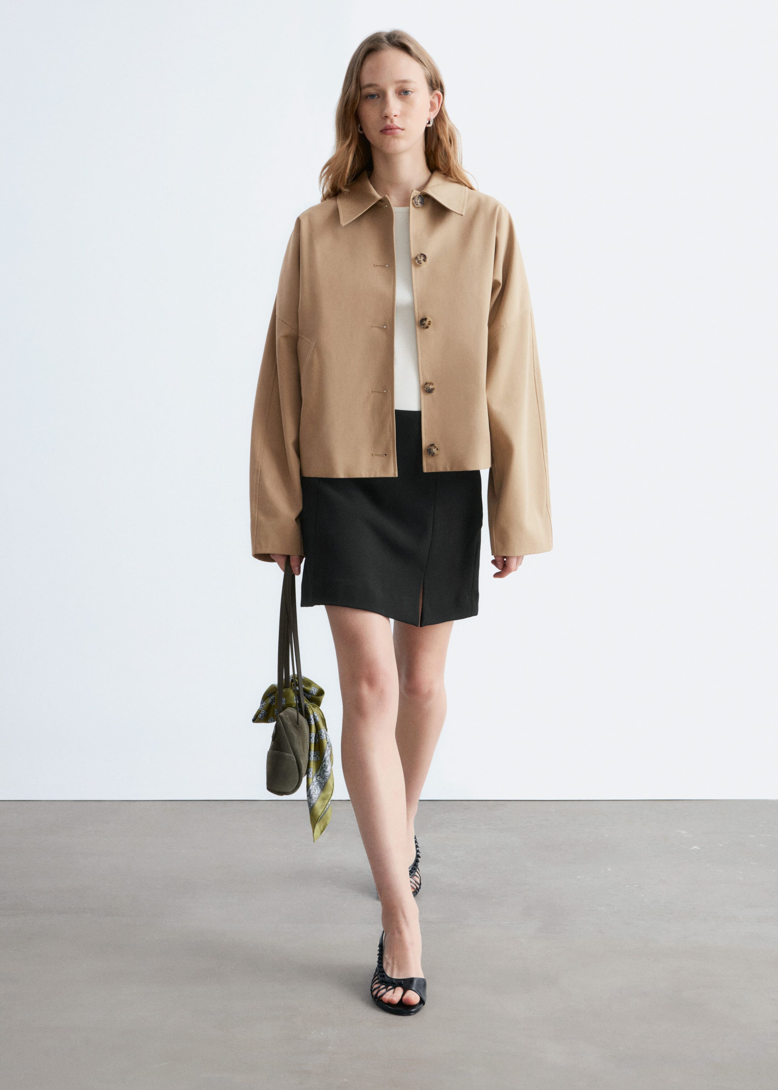 Image of Minifalda de cintura alta