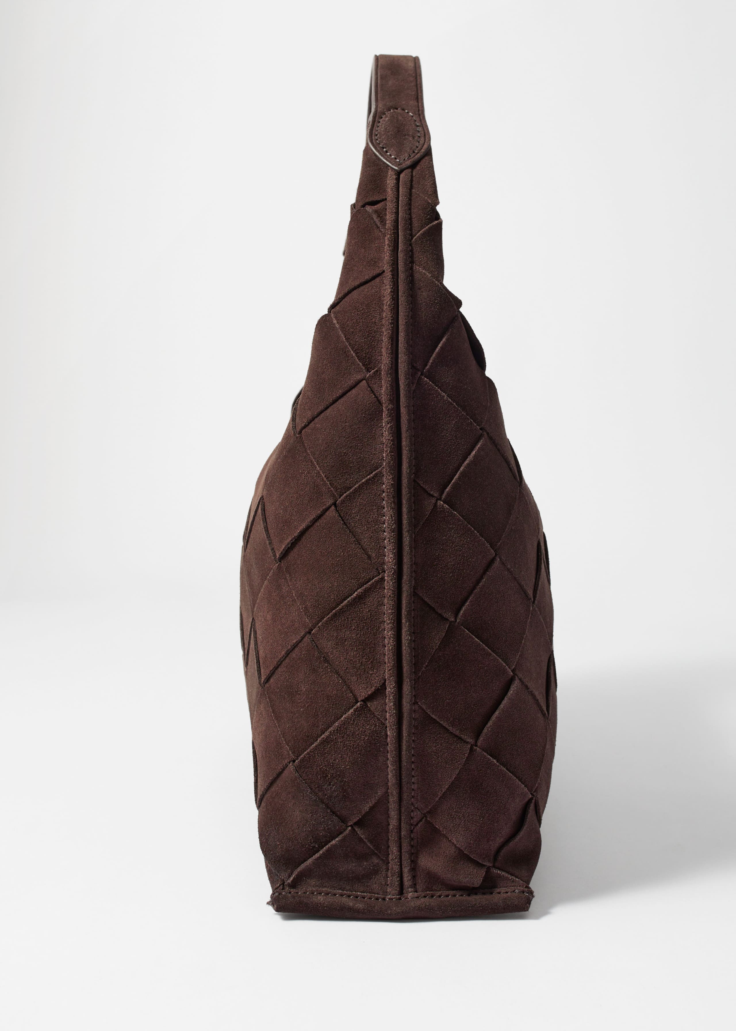 Image of Braided Suede Tote
