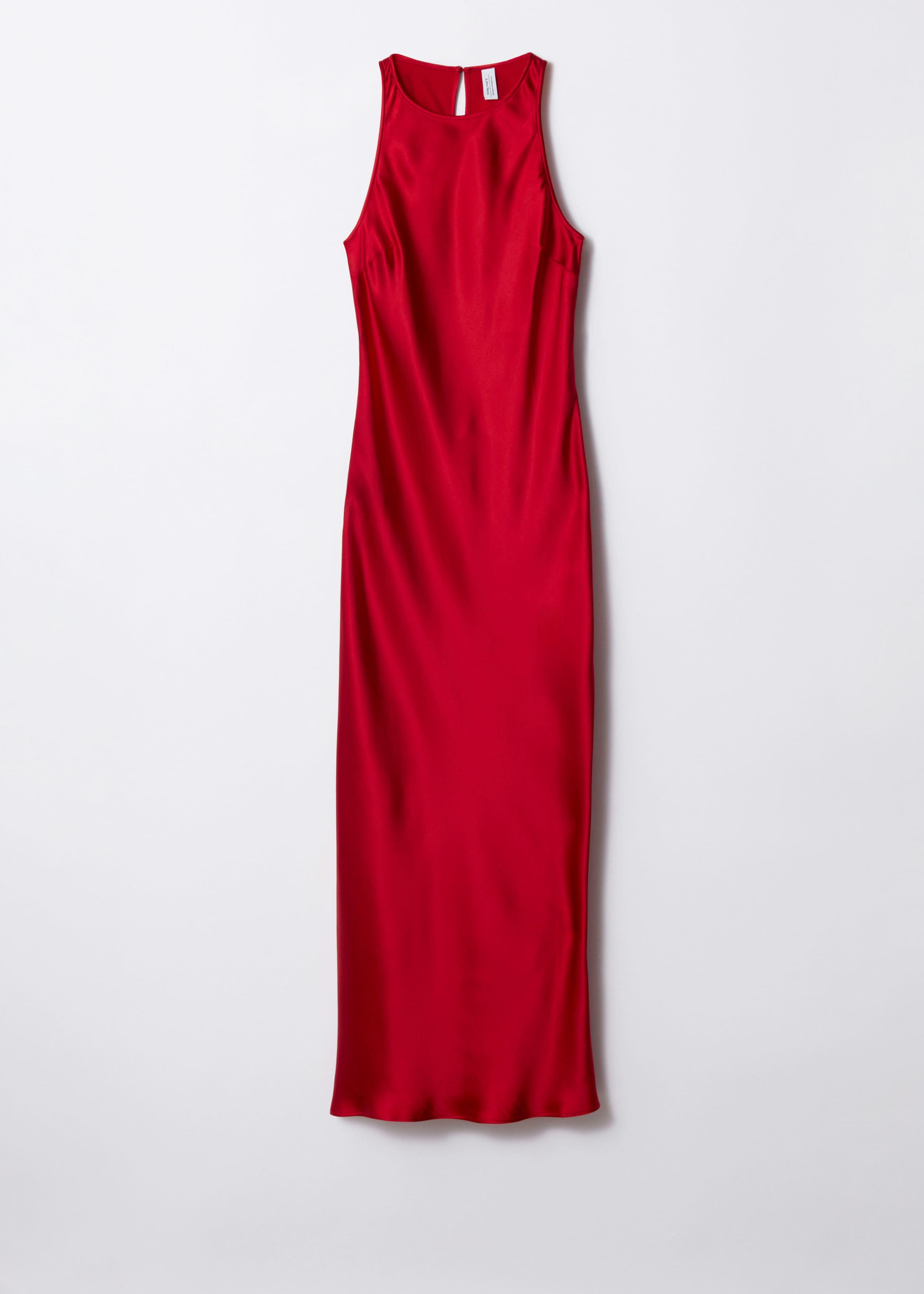 Sleeveless Satin Midi Dress - Black - Still Life