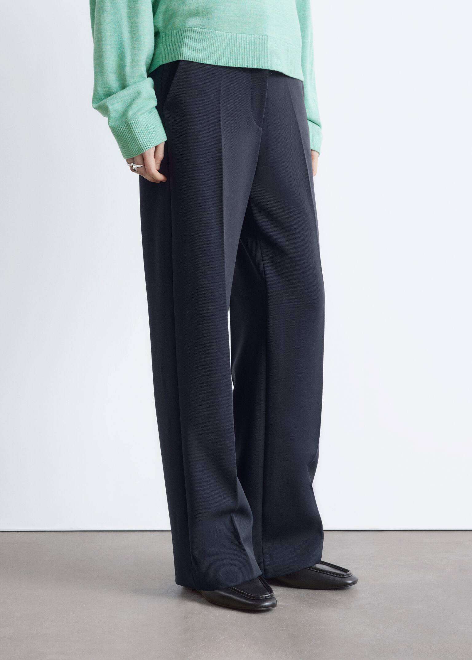 Kalhoty s puky - Navy/Tmavě zelená/Černá/Tmavě hnědá/Krémová/Tmavě červená - 5