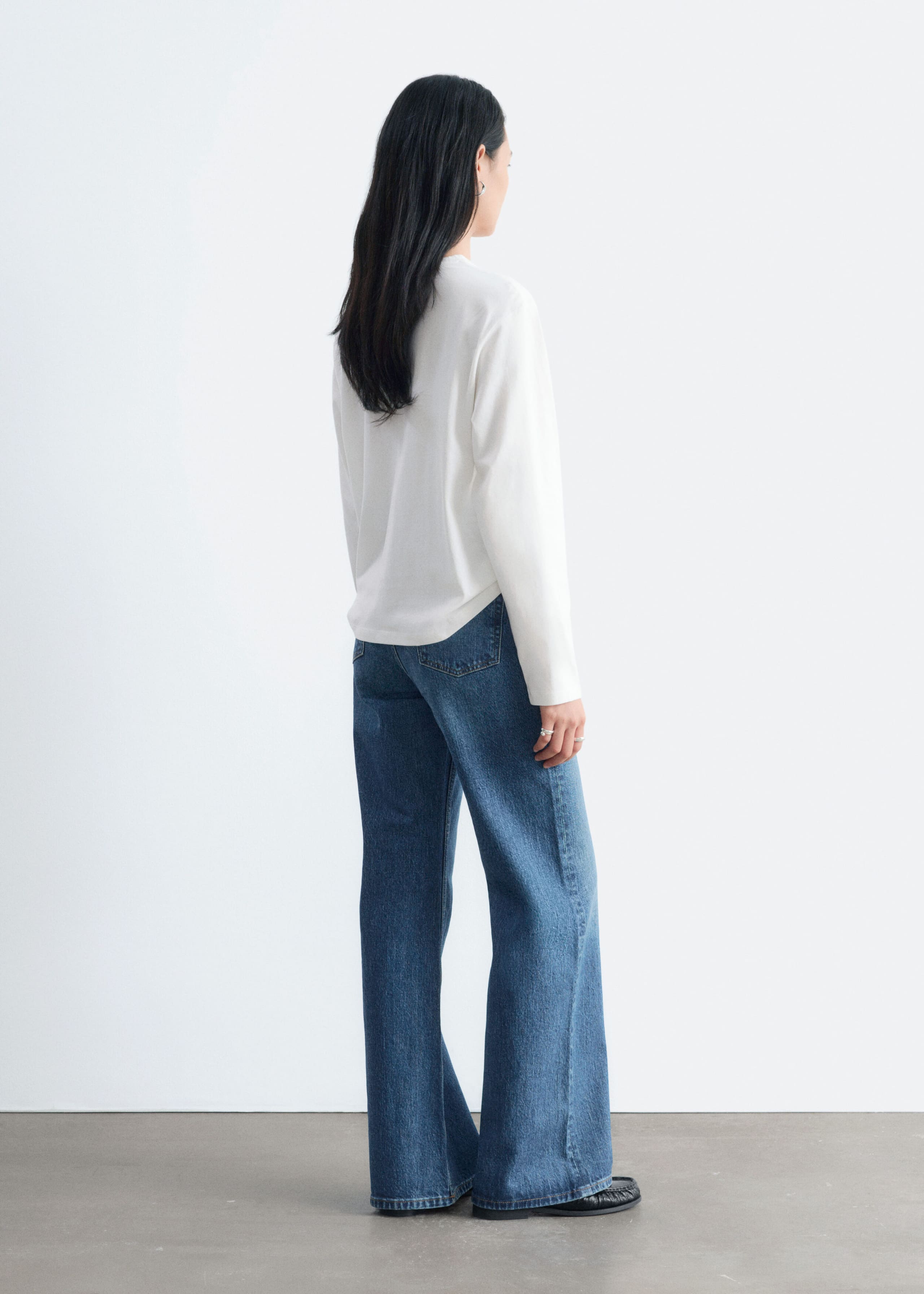 Cotton Jersey Top - White - Still Life