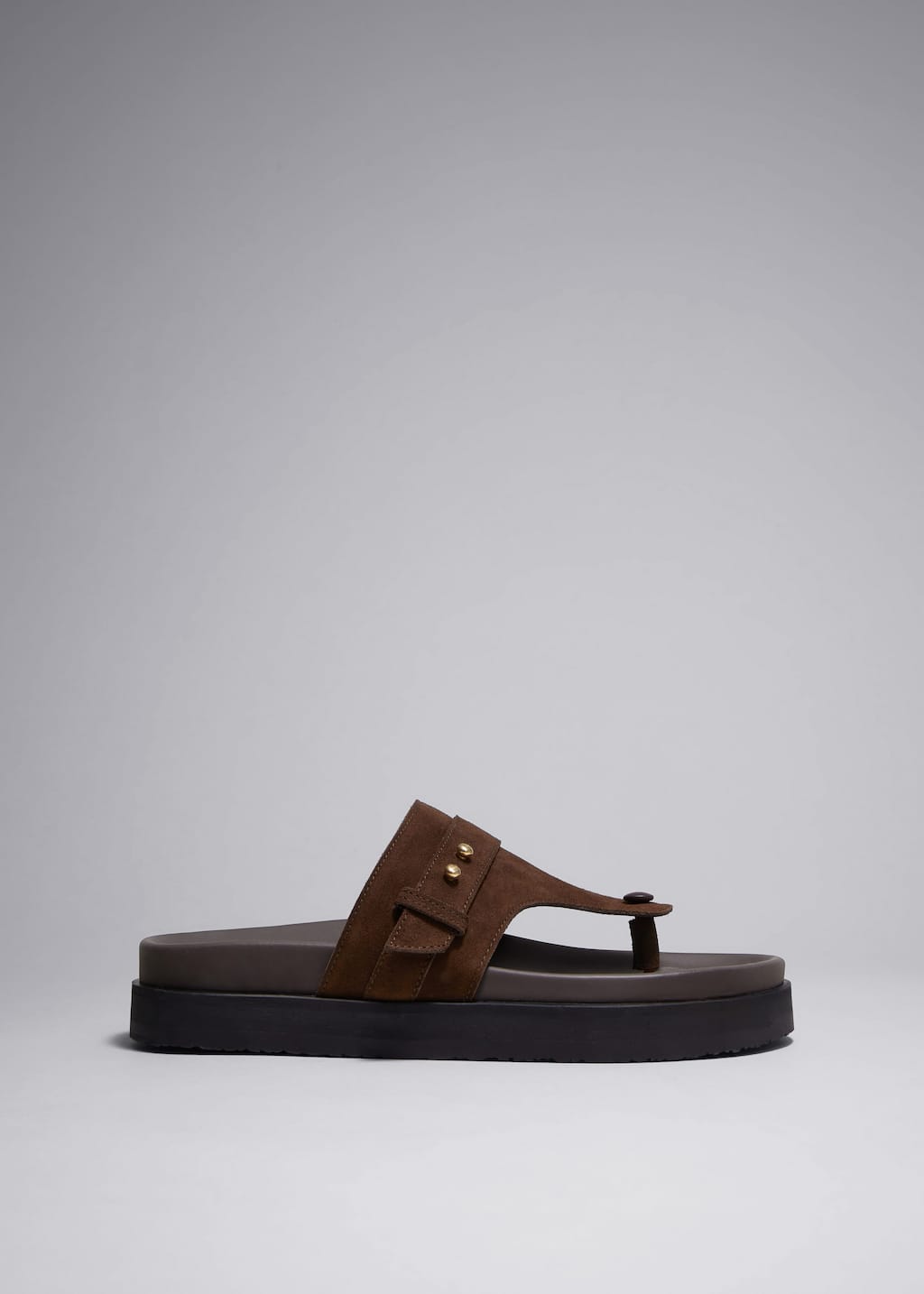 Infradito in pelle chunky