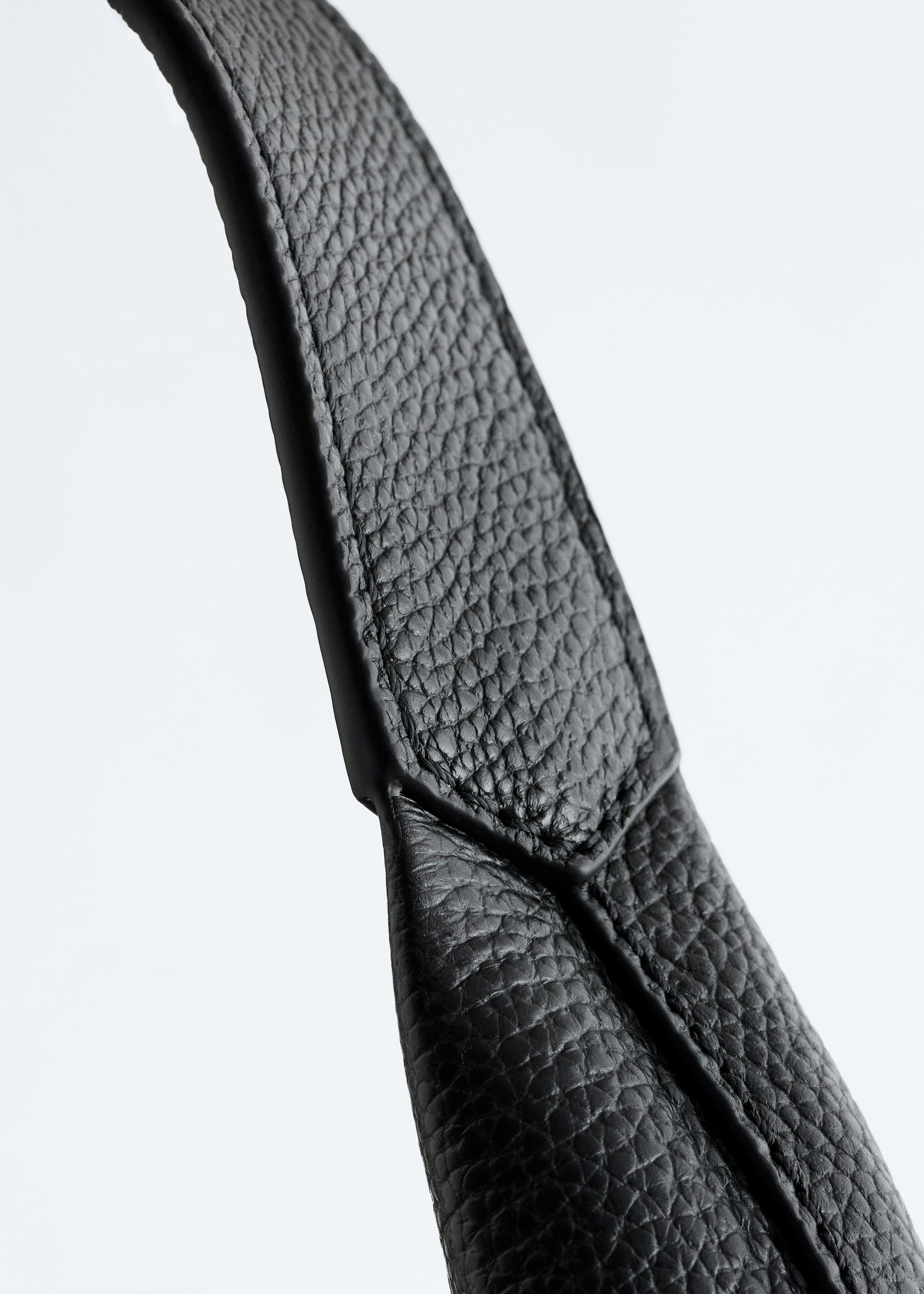 Agrandir l'image: Sac cabas classique en cuir - Noir - FEMME | H&M CH 5