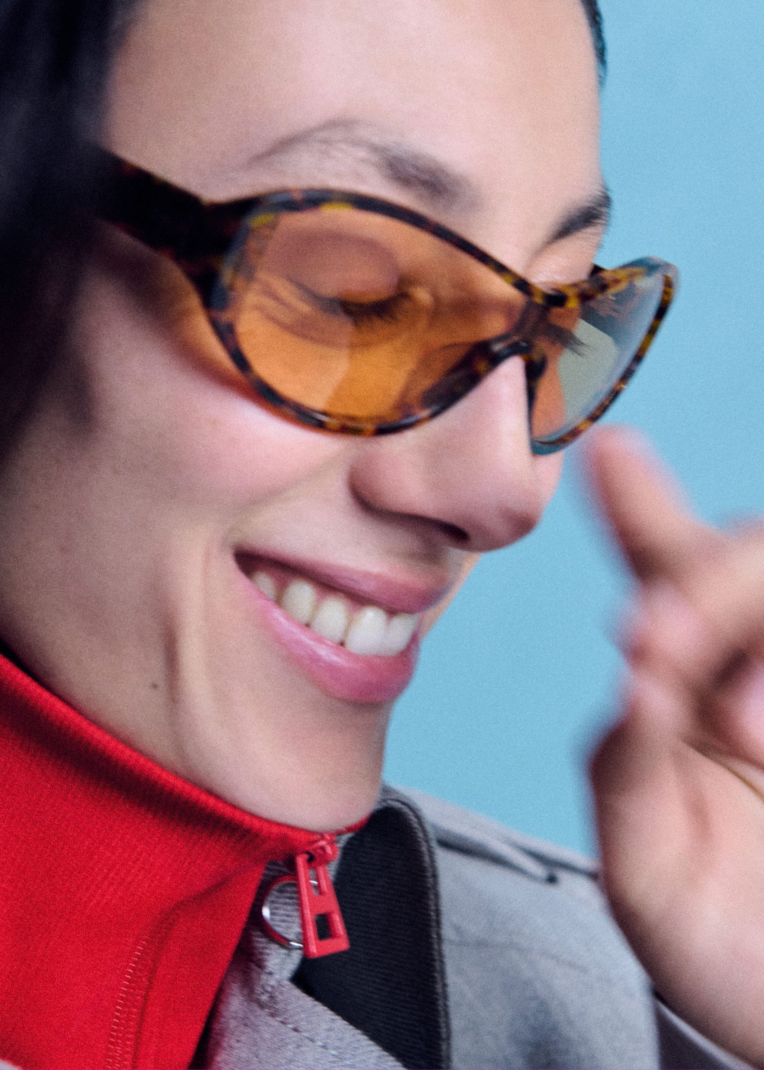 Image of Oval Acetate Sunglasses