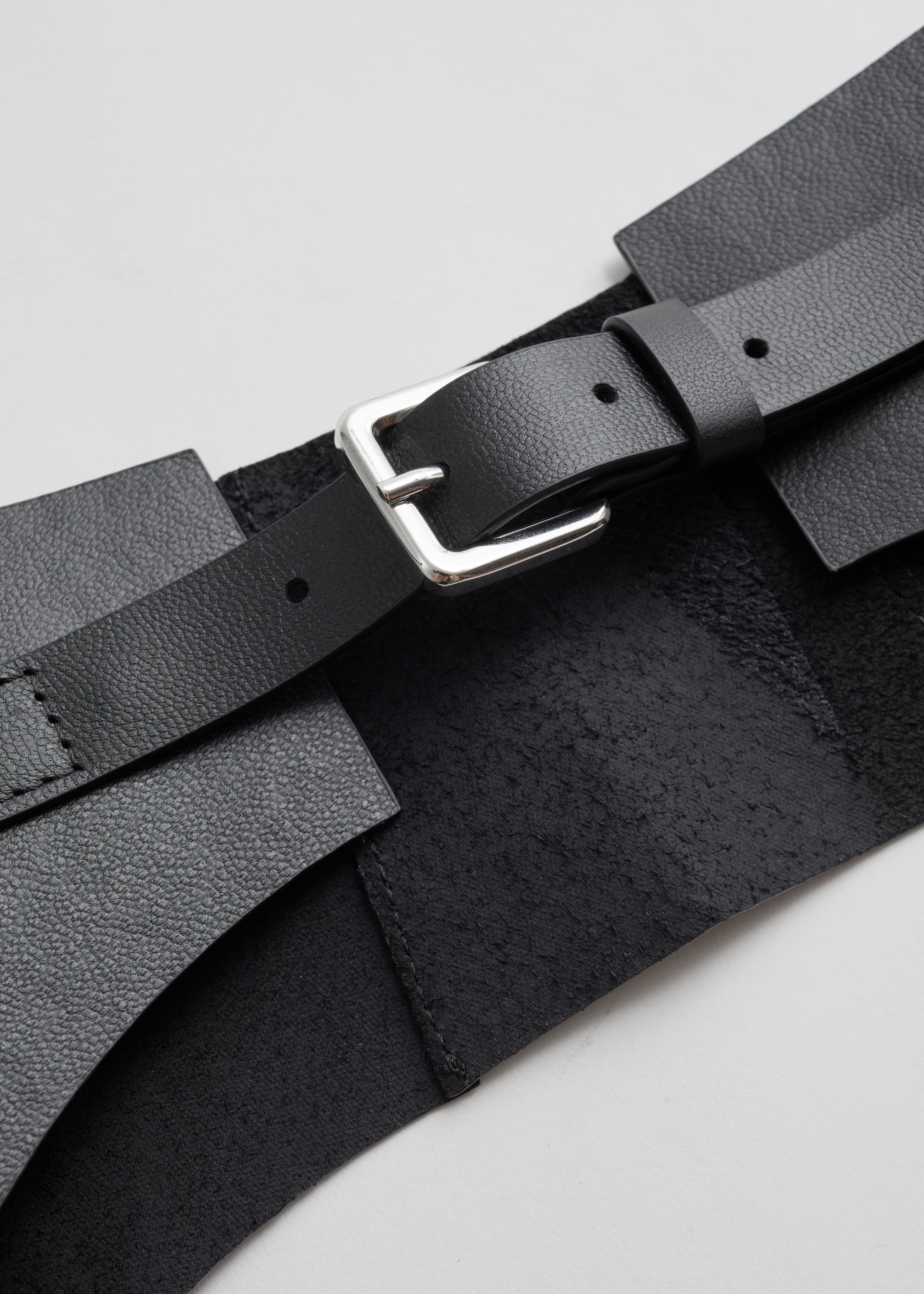 View larger image: Leather Corset Belt - Black - Ladies | H&M GB 3