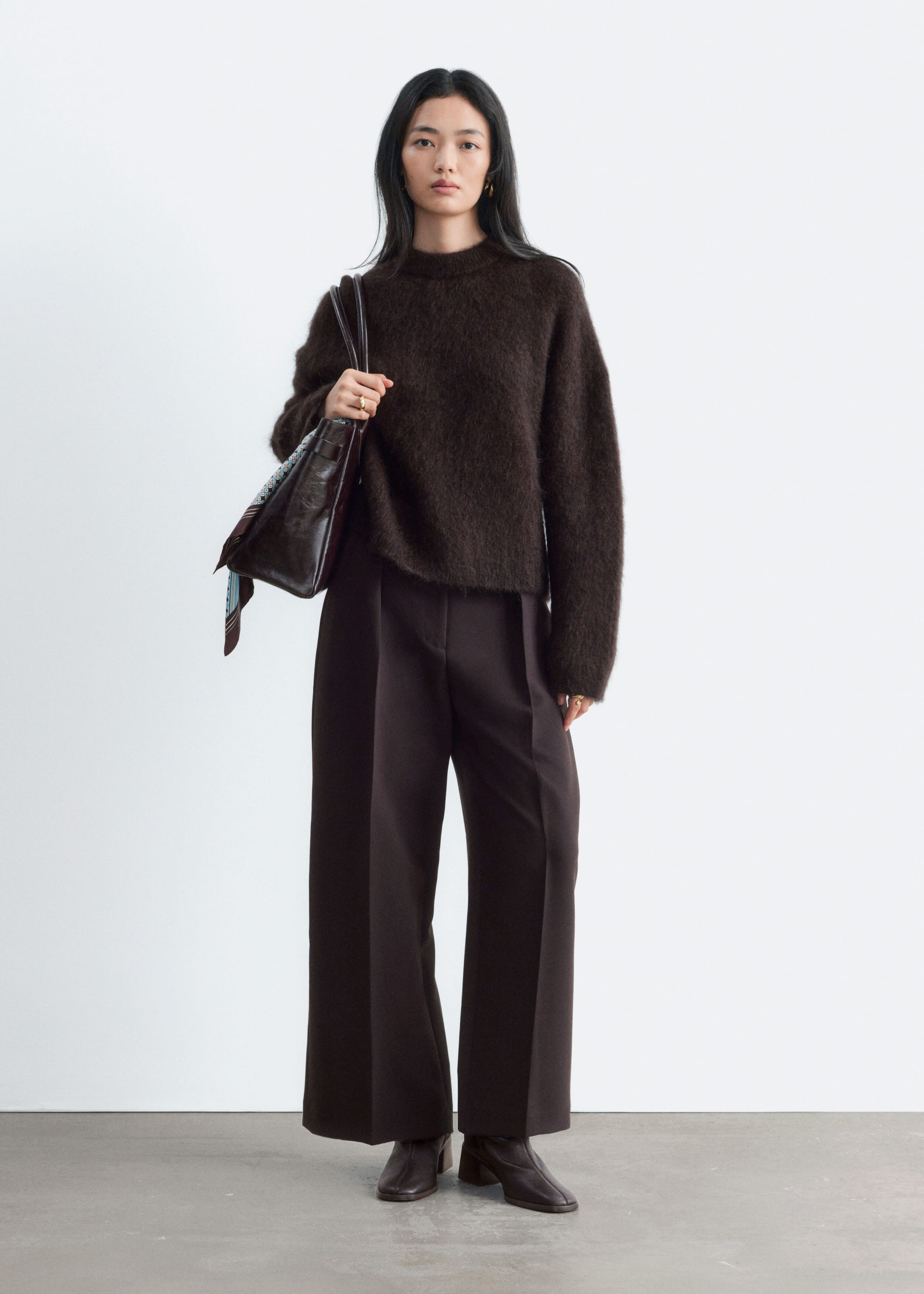 Stiefeletten aus Leder - Schwarz - Lookbook