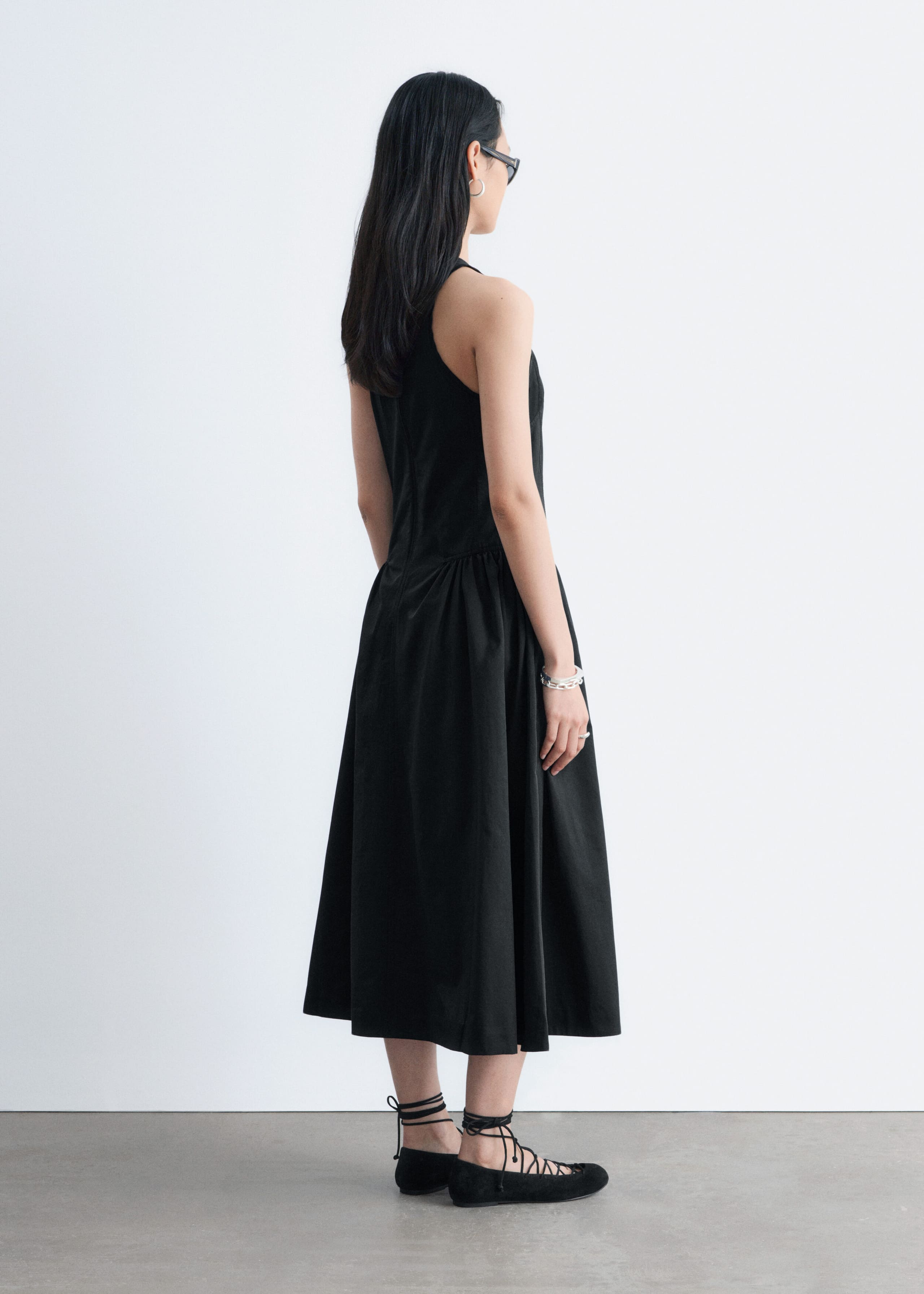 Image of Flared Midi Dress