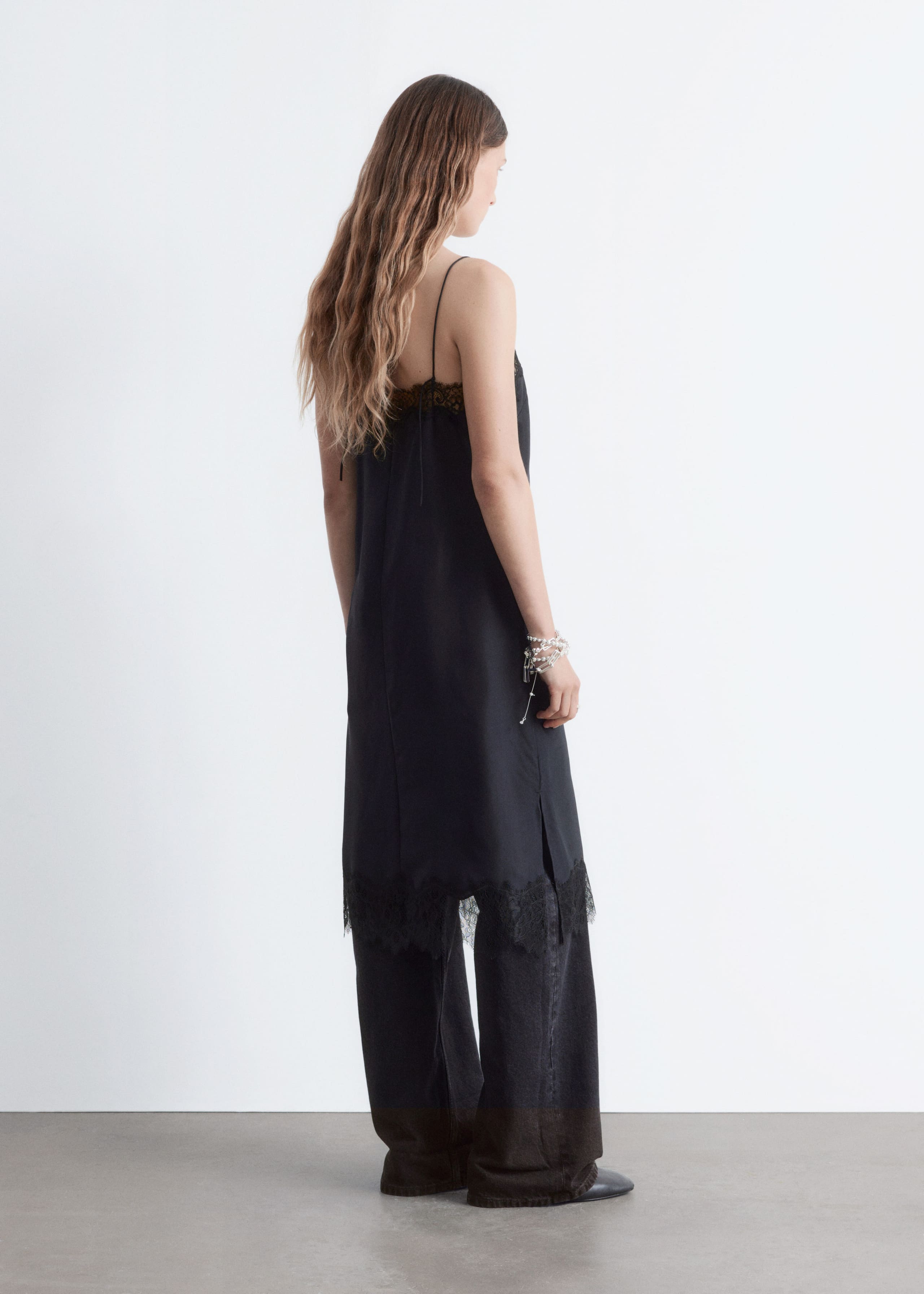Silk Slip Midi Dress