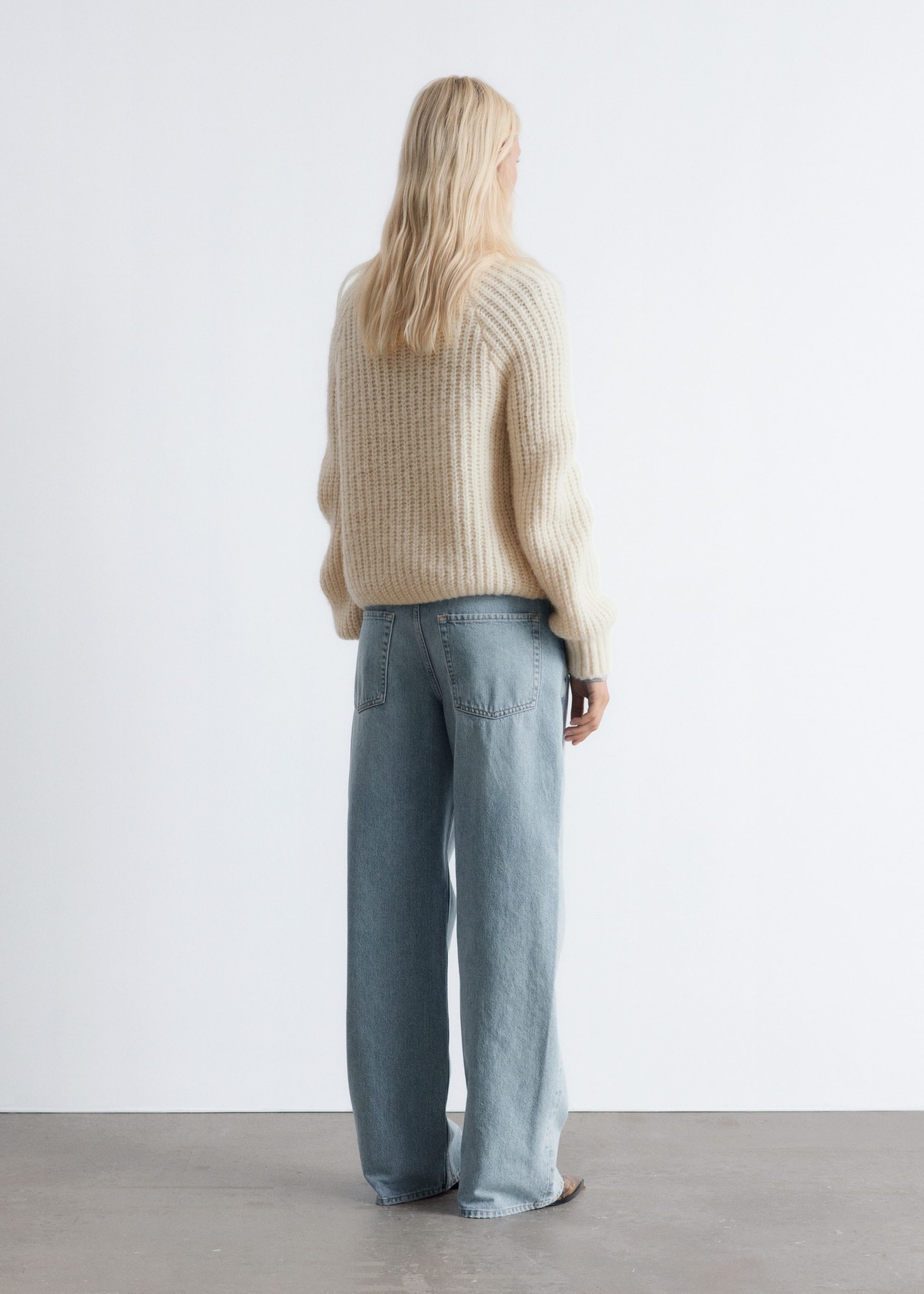 Image of Balloon-Sleeve Cardigan