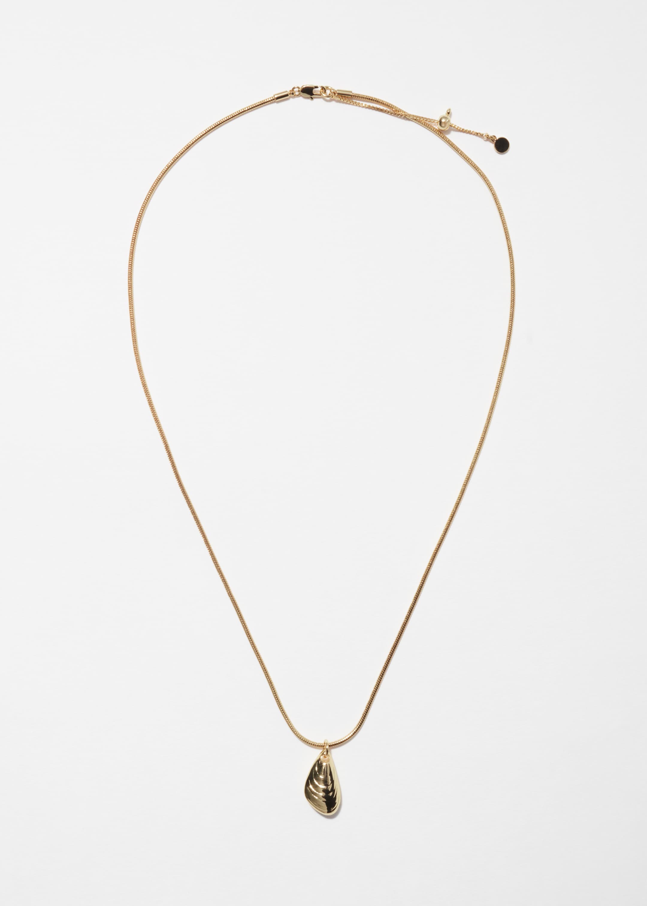 Visa större bild: Ormlänkshalsband med hänge - Guld - DAM | H&M SE 1