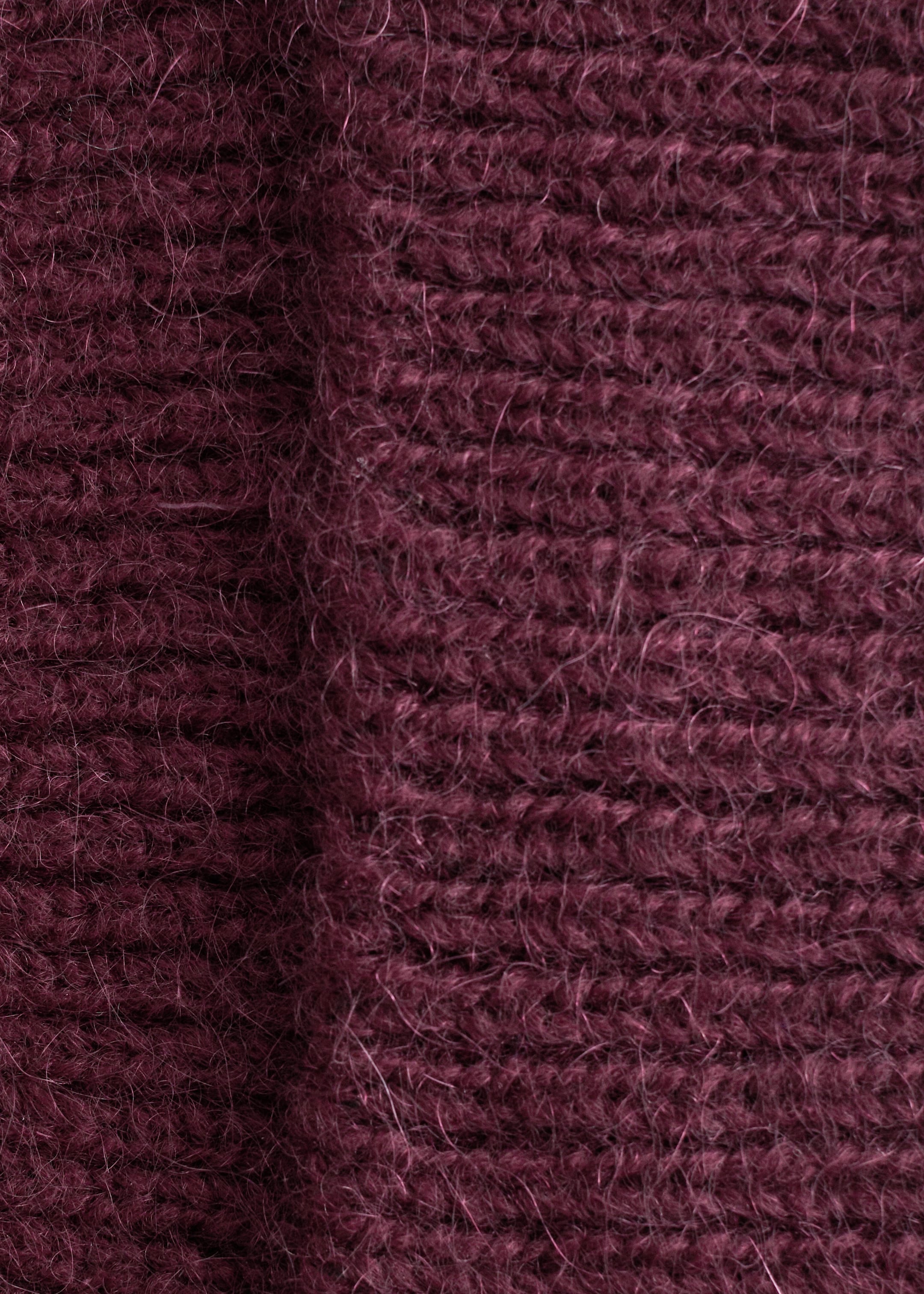 View larger image: Wool Blend Beanie - Burgundy - Ladies | H&M GB 4